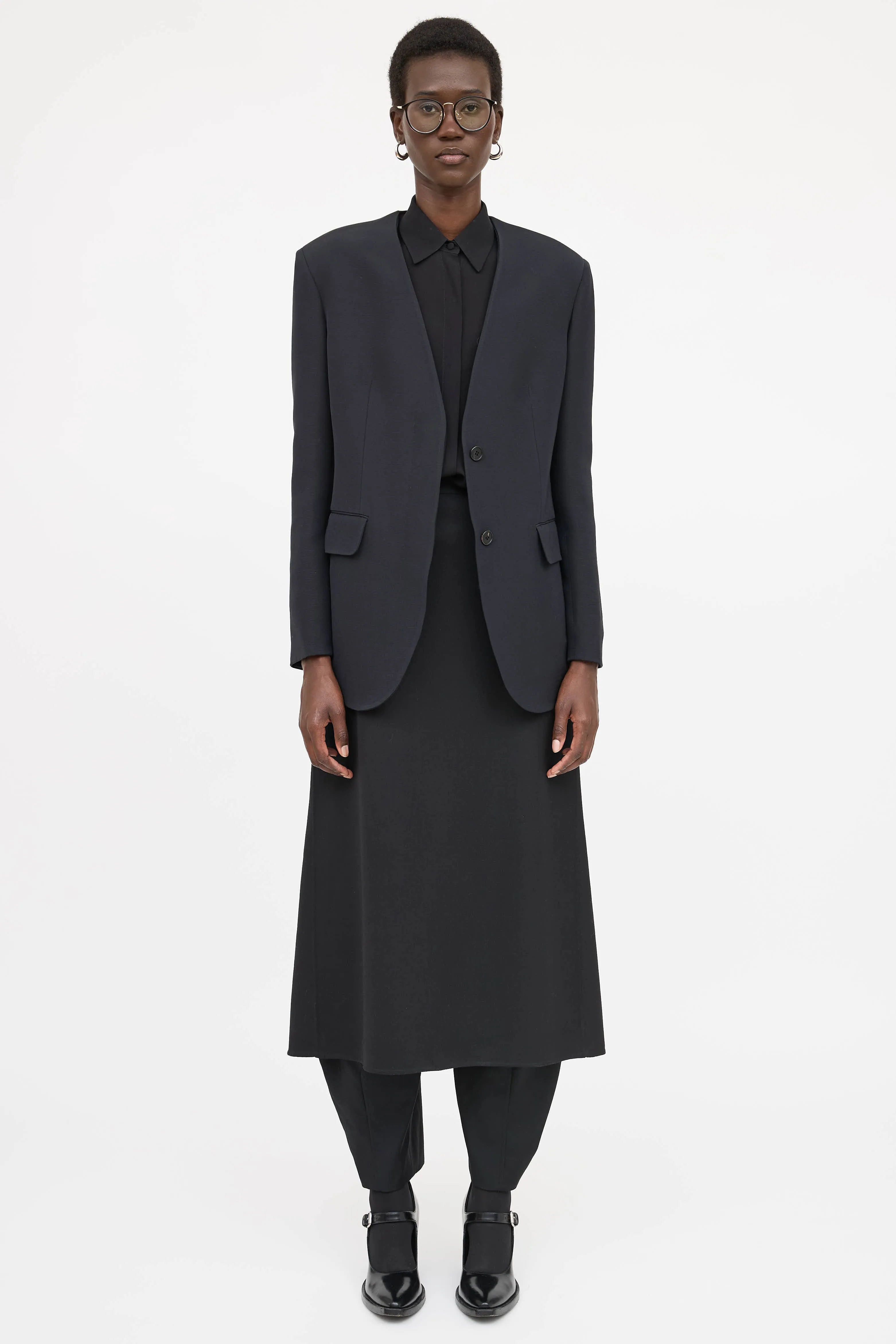 Murray Collarless Blazer sold by VSP Consignment product image thumbnail 2