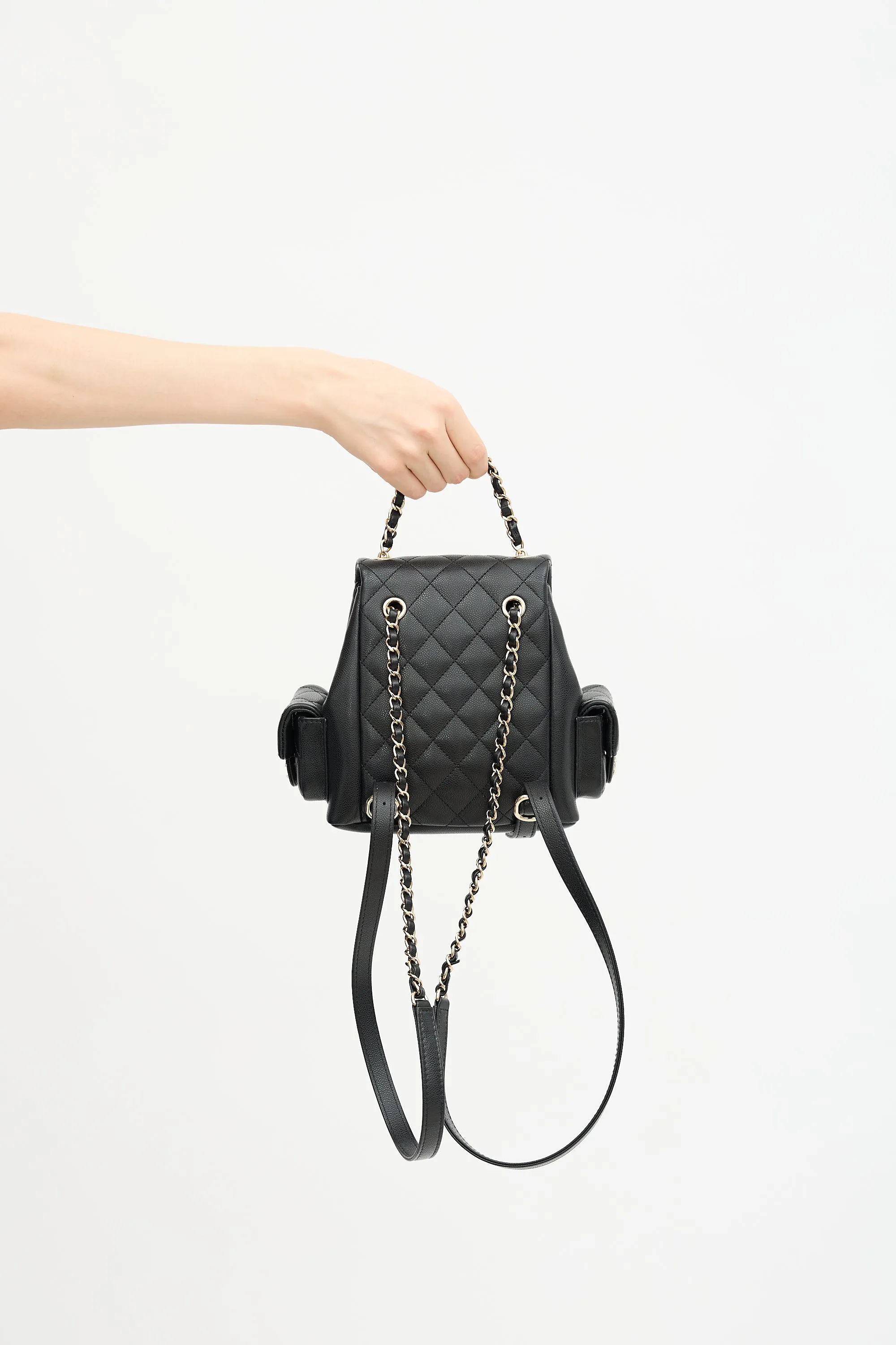 2023 Quilted Leather Duma Mini Backpack sold by VSP Consignment product image thumbnail 4