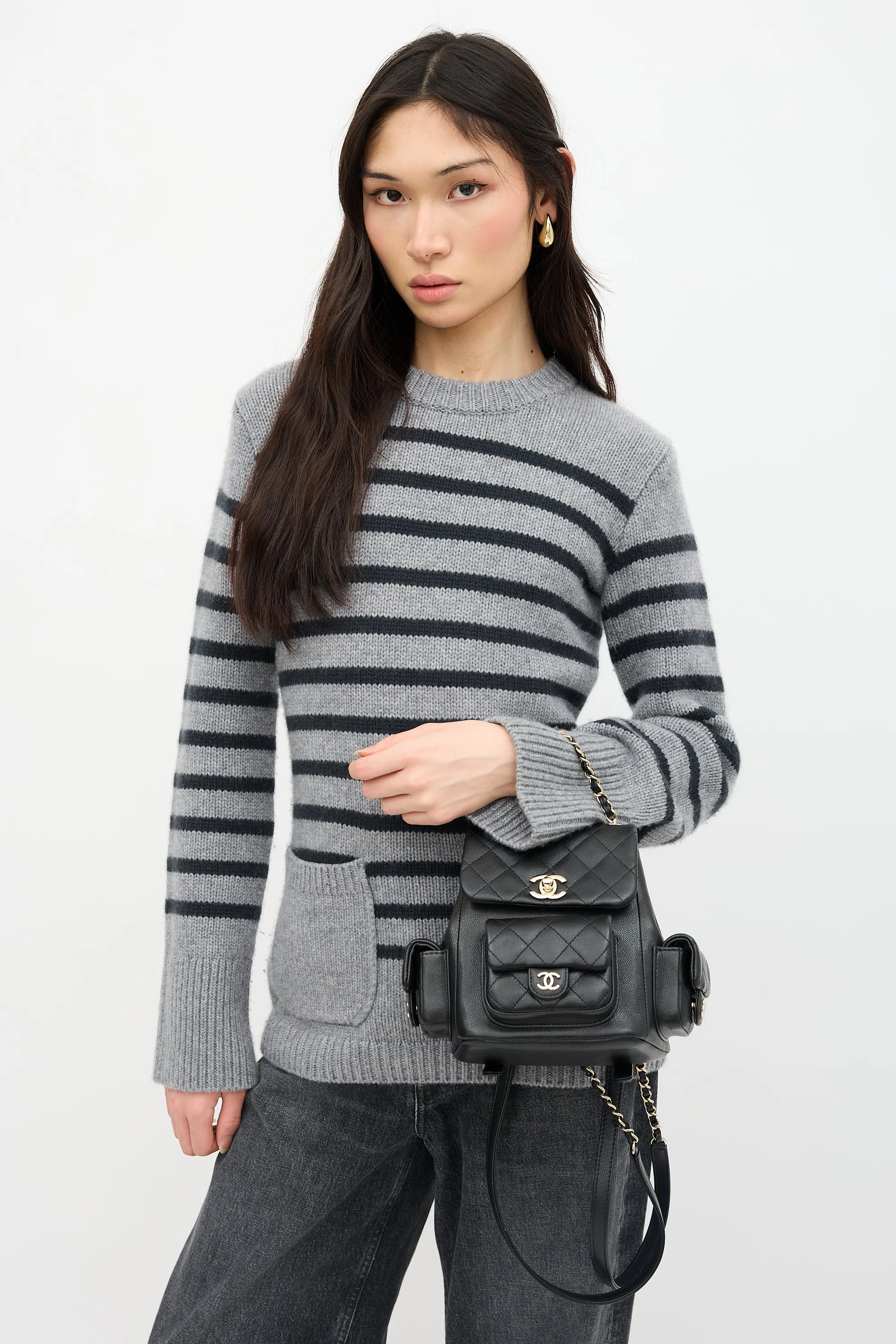 2023 Quilted Leather Duma Mini Backpack sold by VSP Consignment product image thumbnail 2