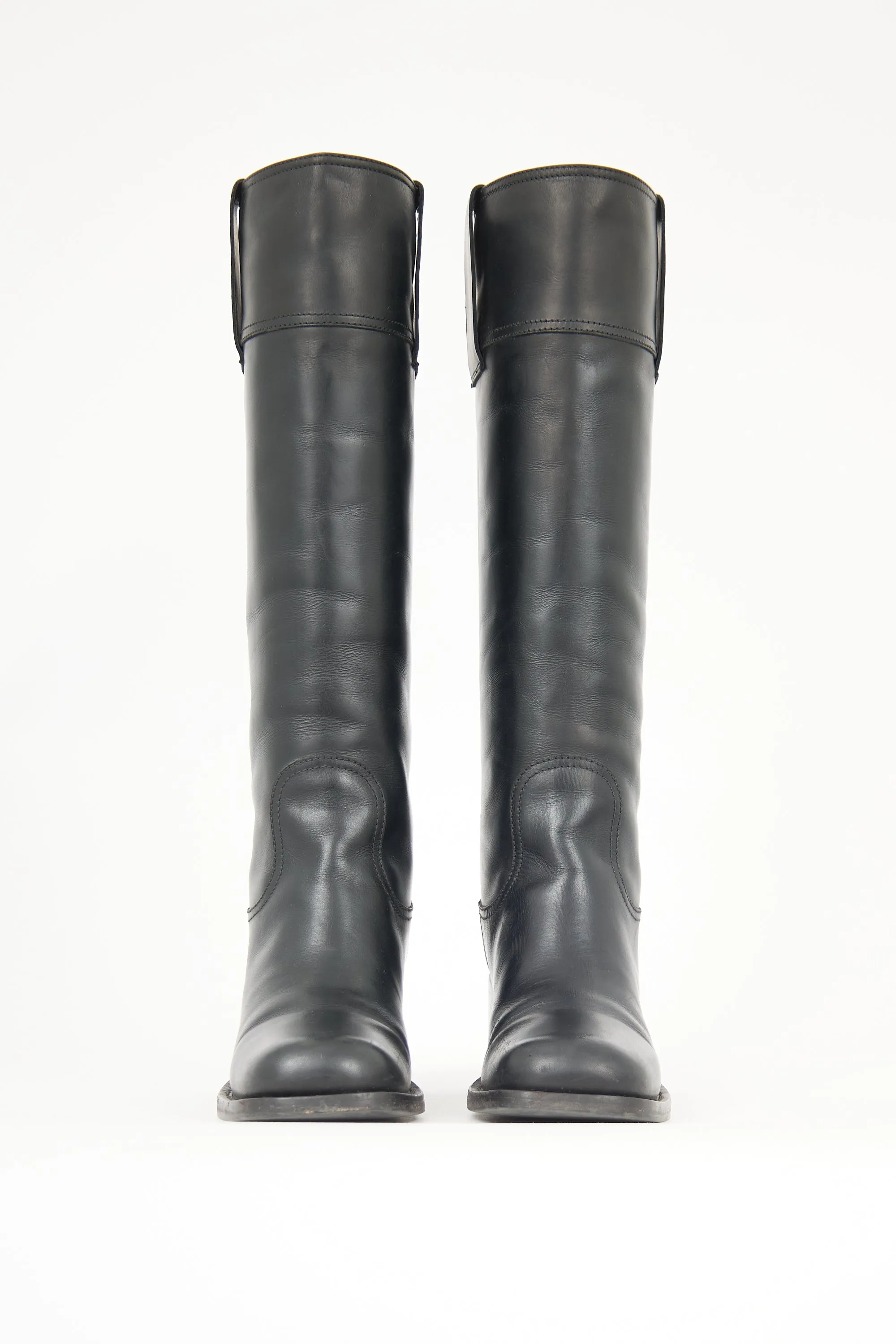 Leather Knee High Boot sold by VSP Consignment product image thumbnail 3