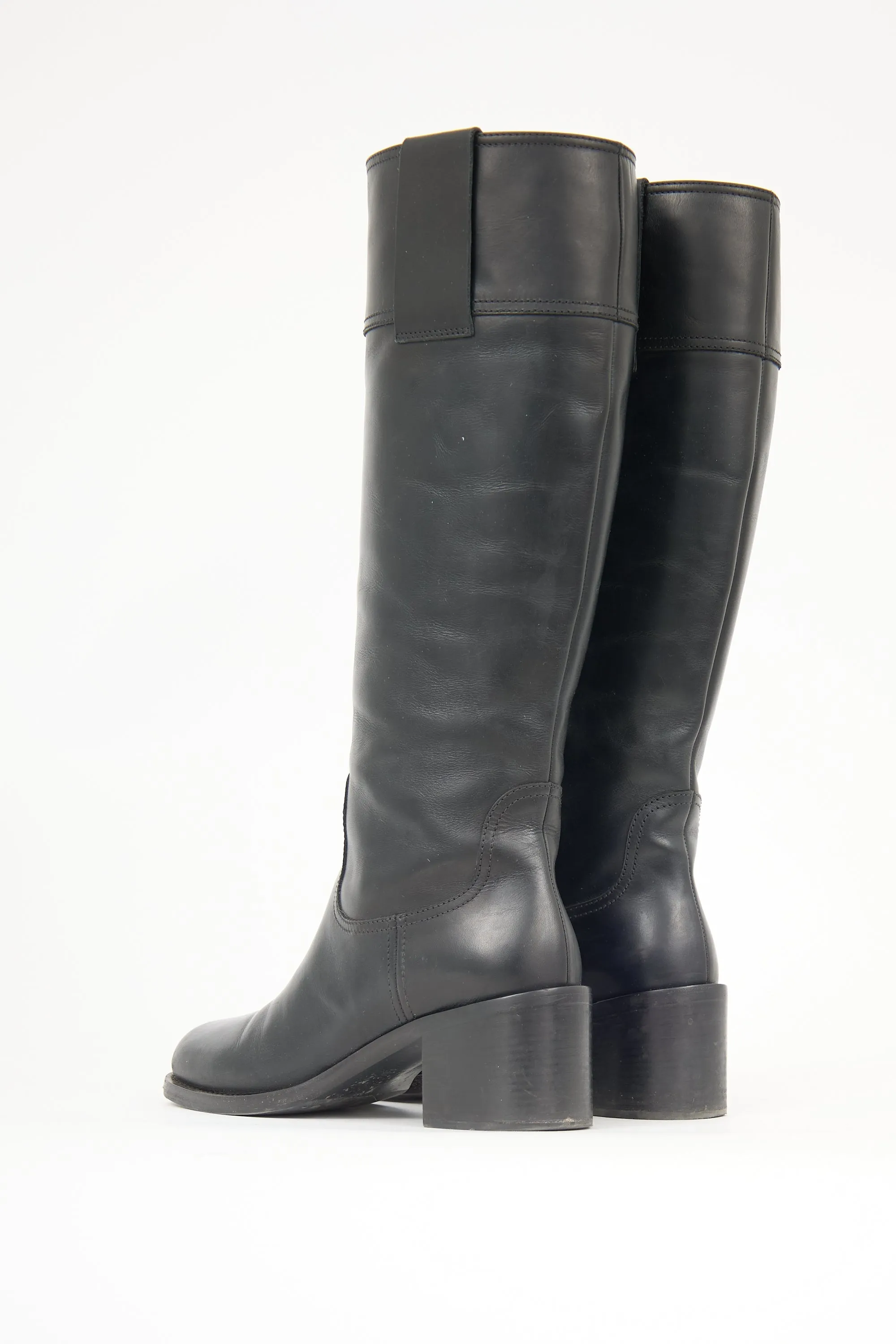 Leather Knee High Boot sold by VSP Consignment product image thumbnail 4