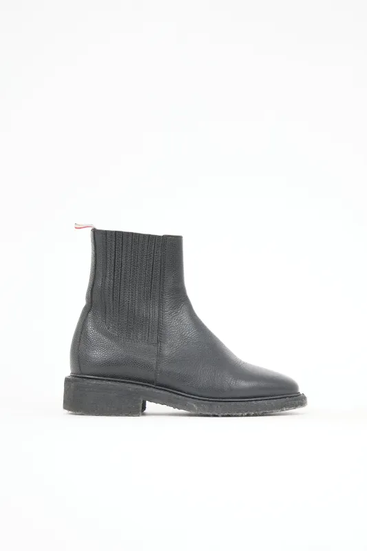 Leather Chelsea Boot made by Thom Browne