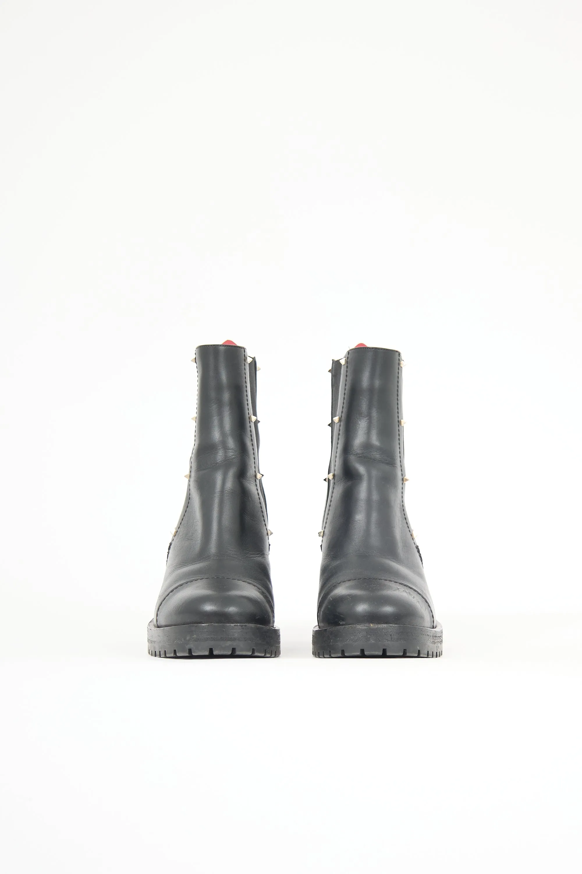 Leather Rockstud Boot sold by VSP Consignment product image thumbnail 3