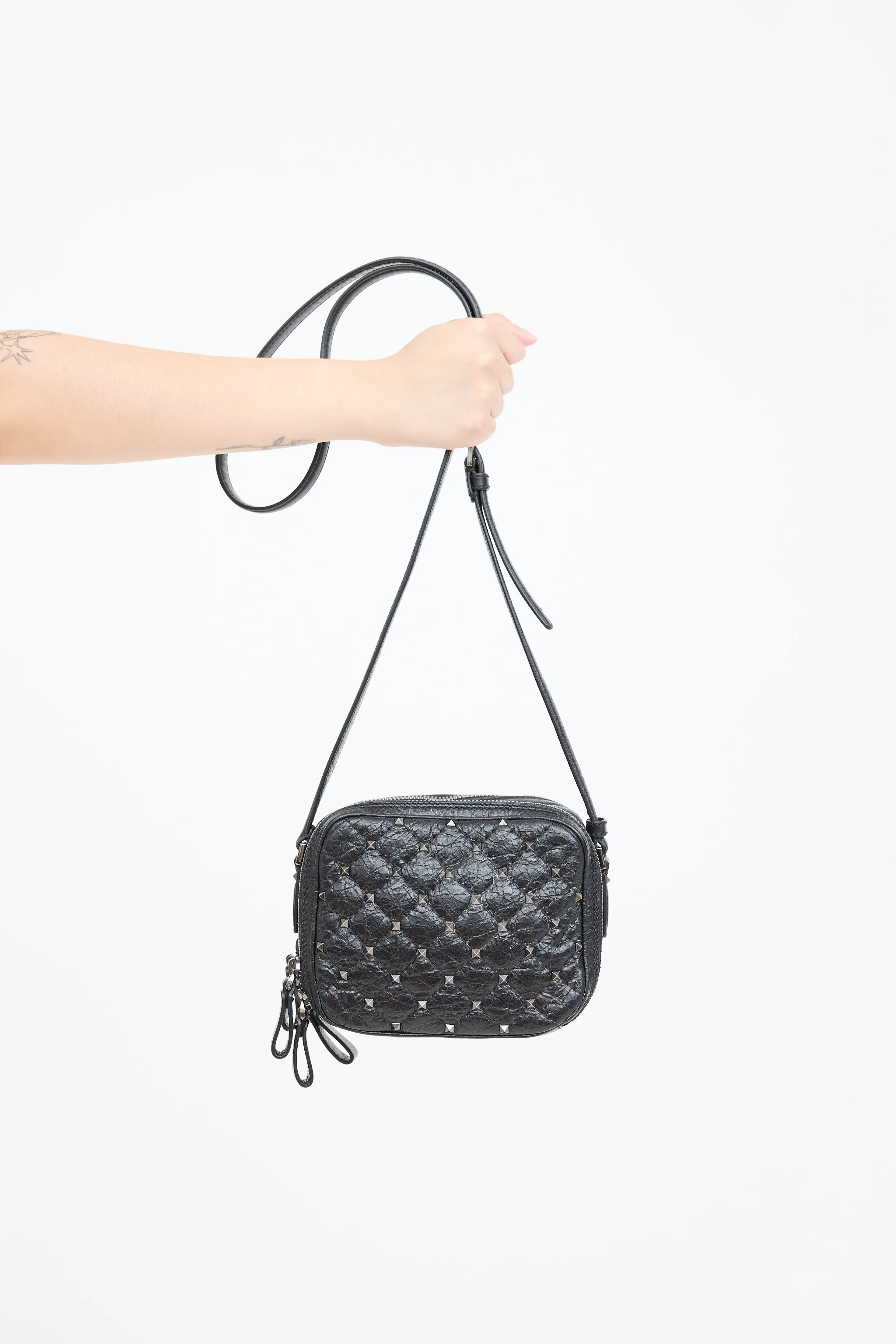 Leather Rockstud Bag sold by VSP Consignment product image thumbnail 2
