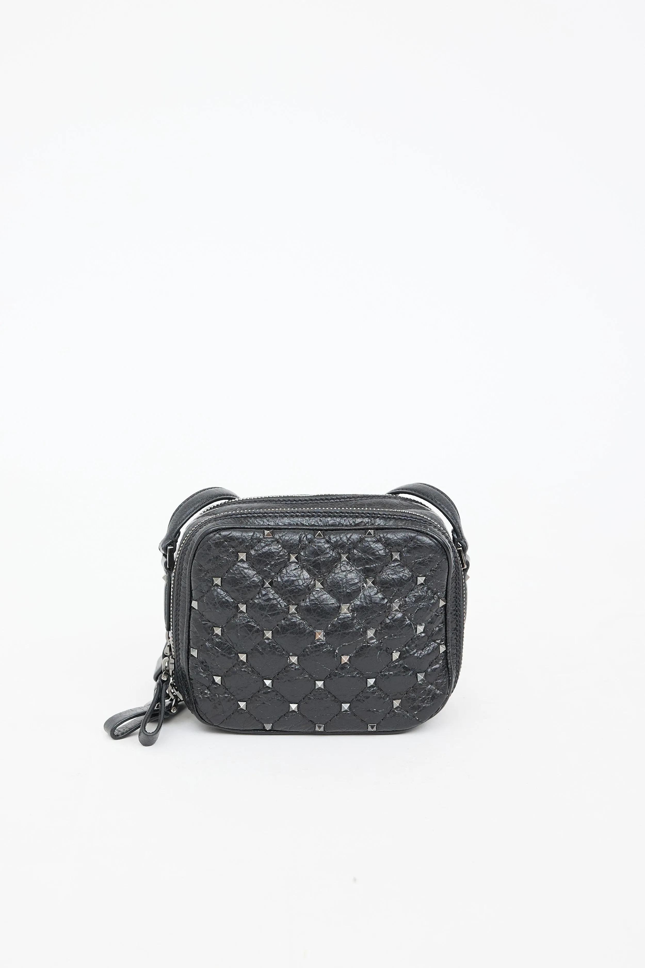 Leather Rockstud Bag sold by VSP Consignment product image thumbnail 5