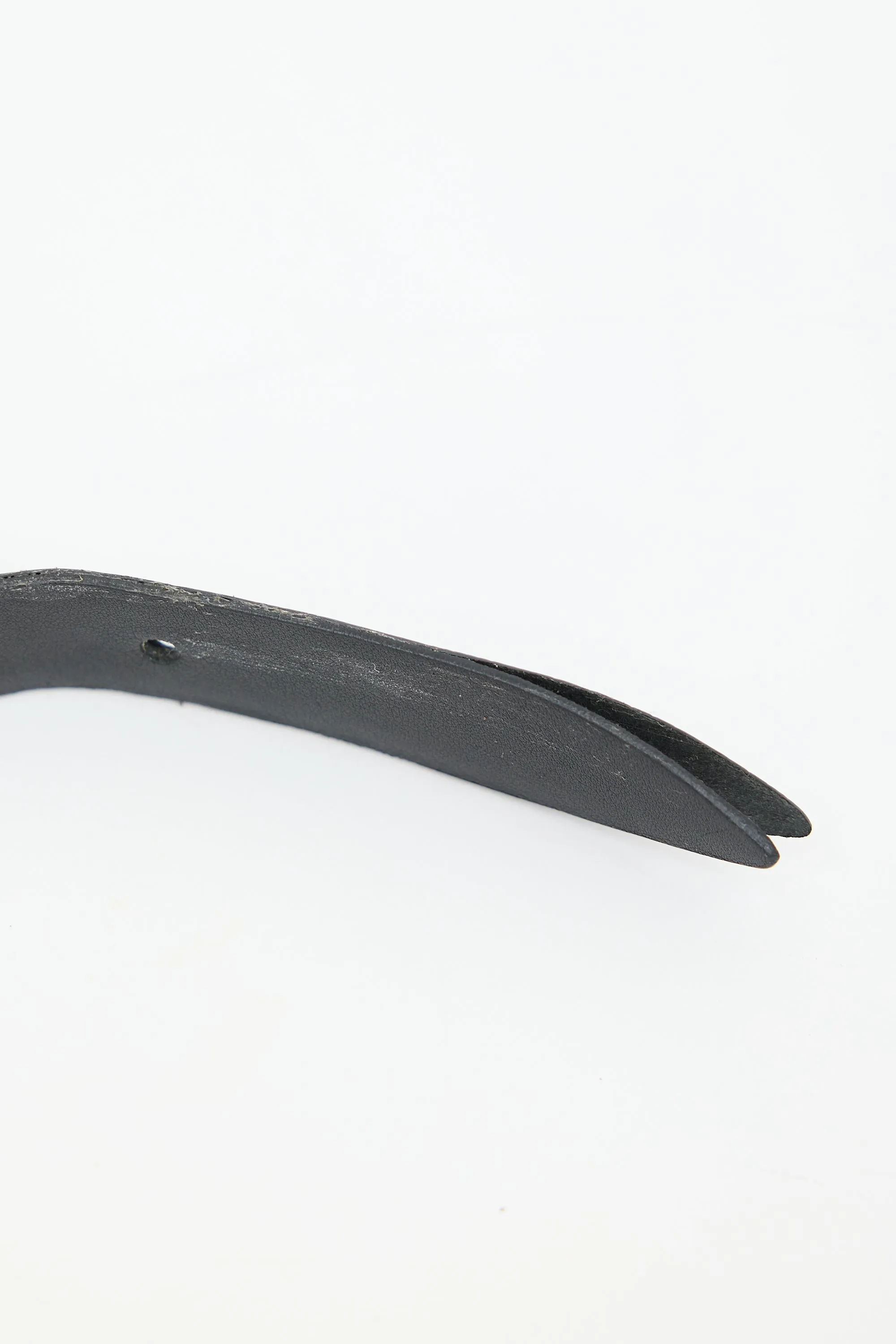 Embossed Leather Layered Slim Belt sold by VSP Consignment product image thumbnail 4