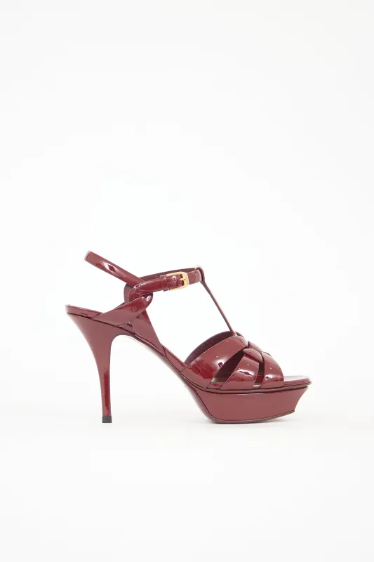 Patent Leather Tribute Sandal sold by VSP Consignment