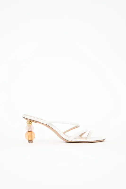 Leather Noli Sandal made by Jacquemus