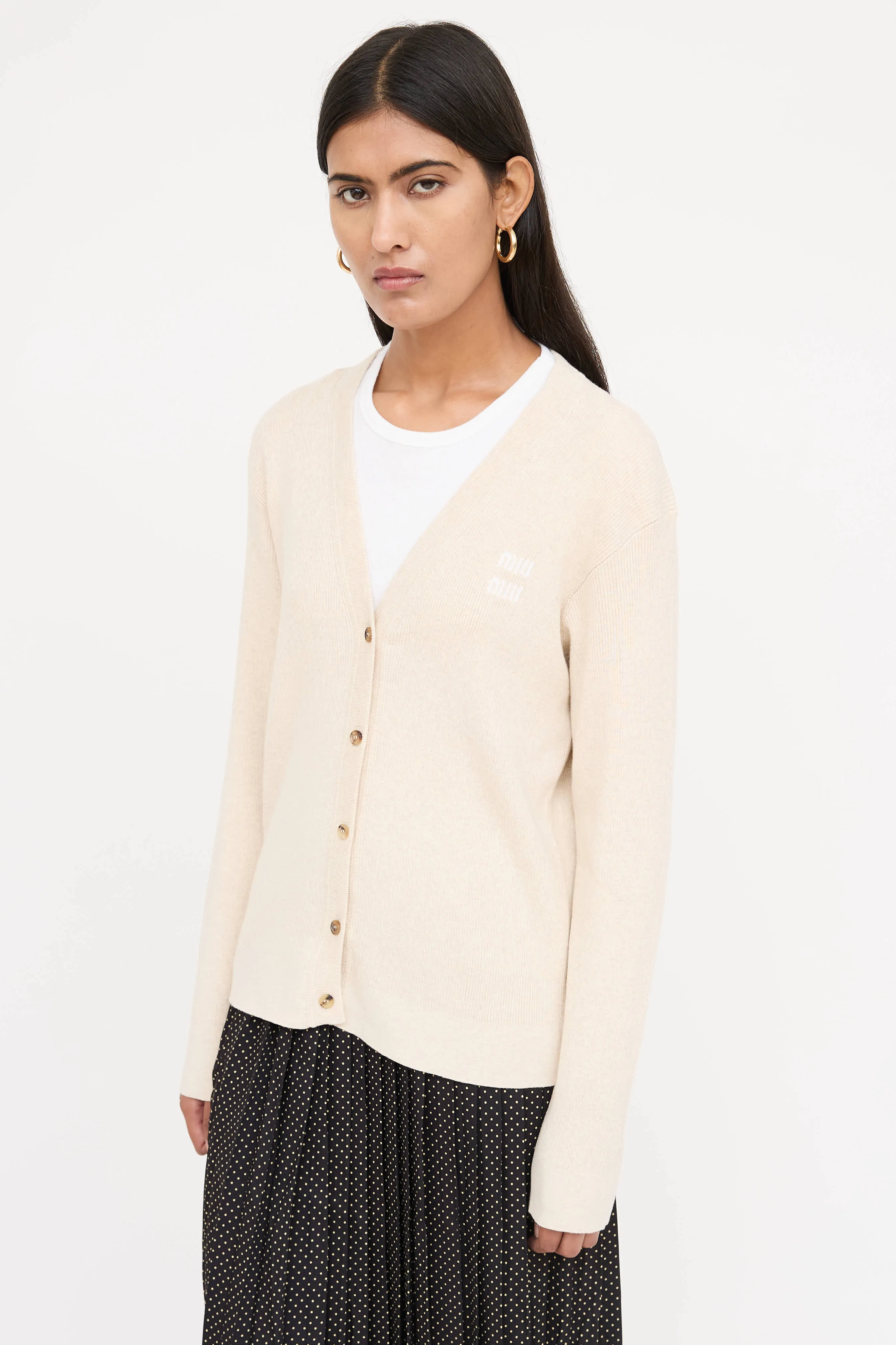 2023 Ribbed Cotton Cardigan sold by VSP Consignment product image thumbnail 4