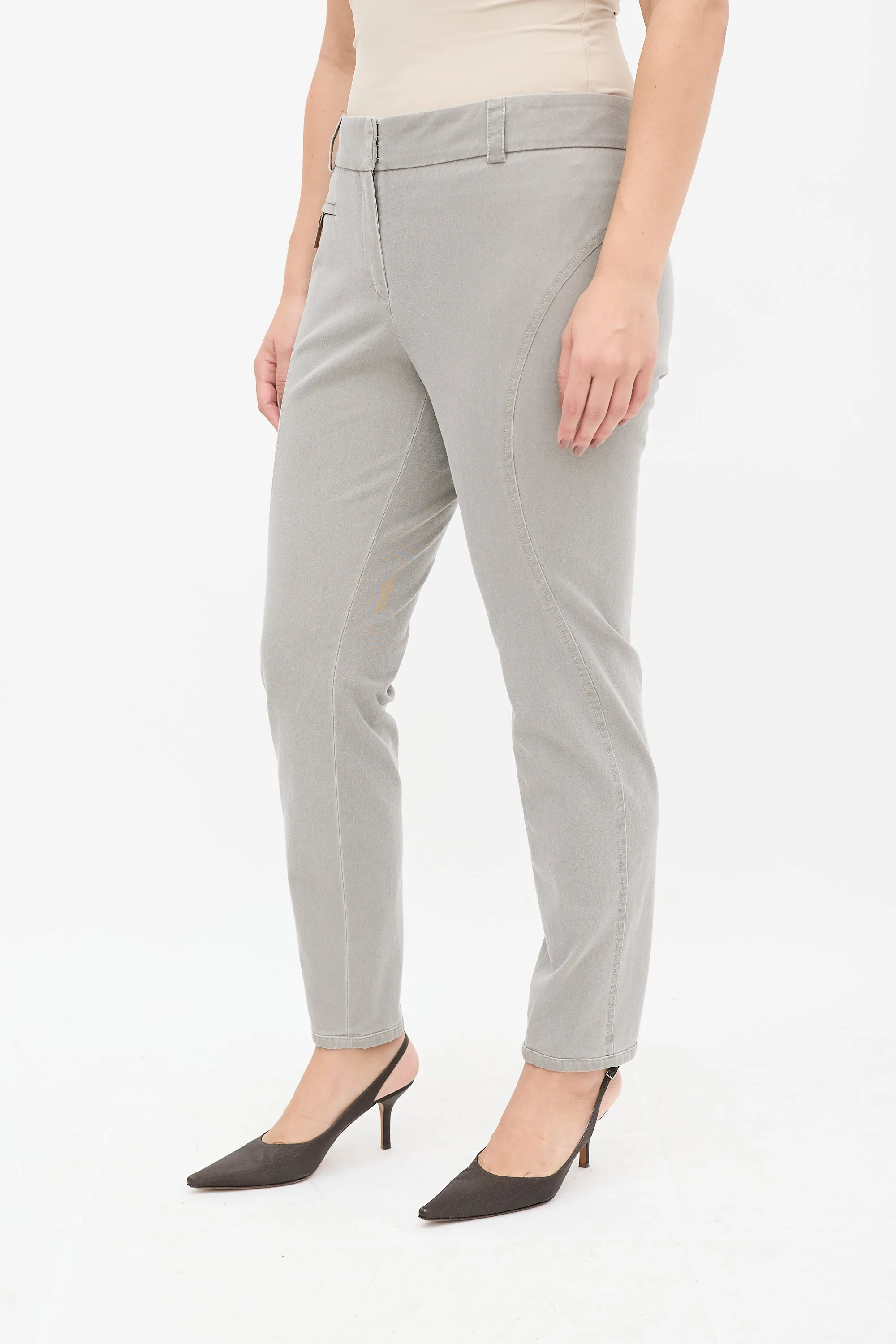 Panelled Slim Trouser sold by VSP Consignment product image thumbnail 2