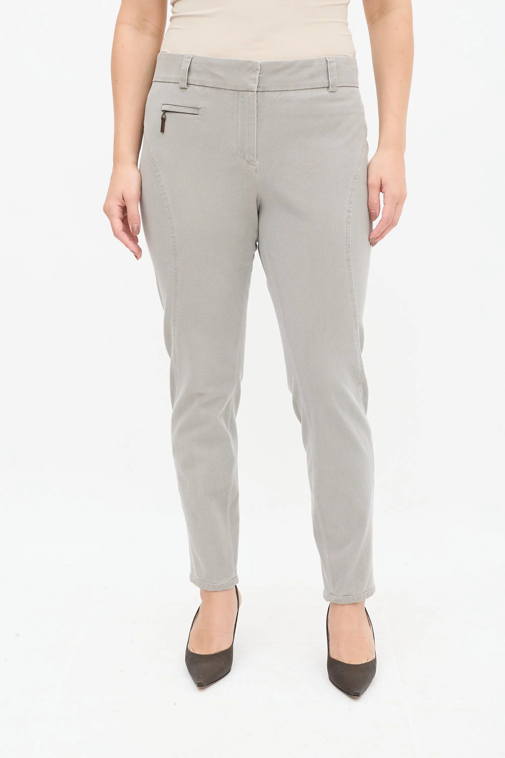 Panelled Slim Trouser sold by VSP Consignment