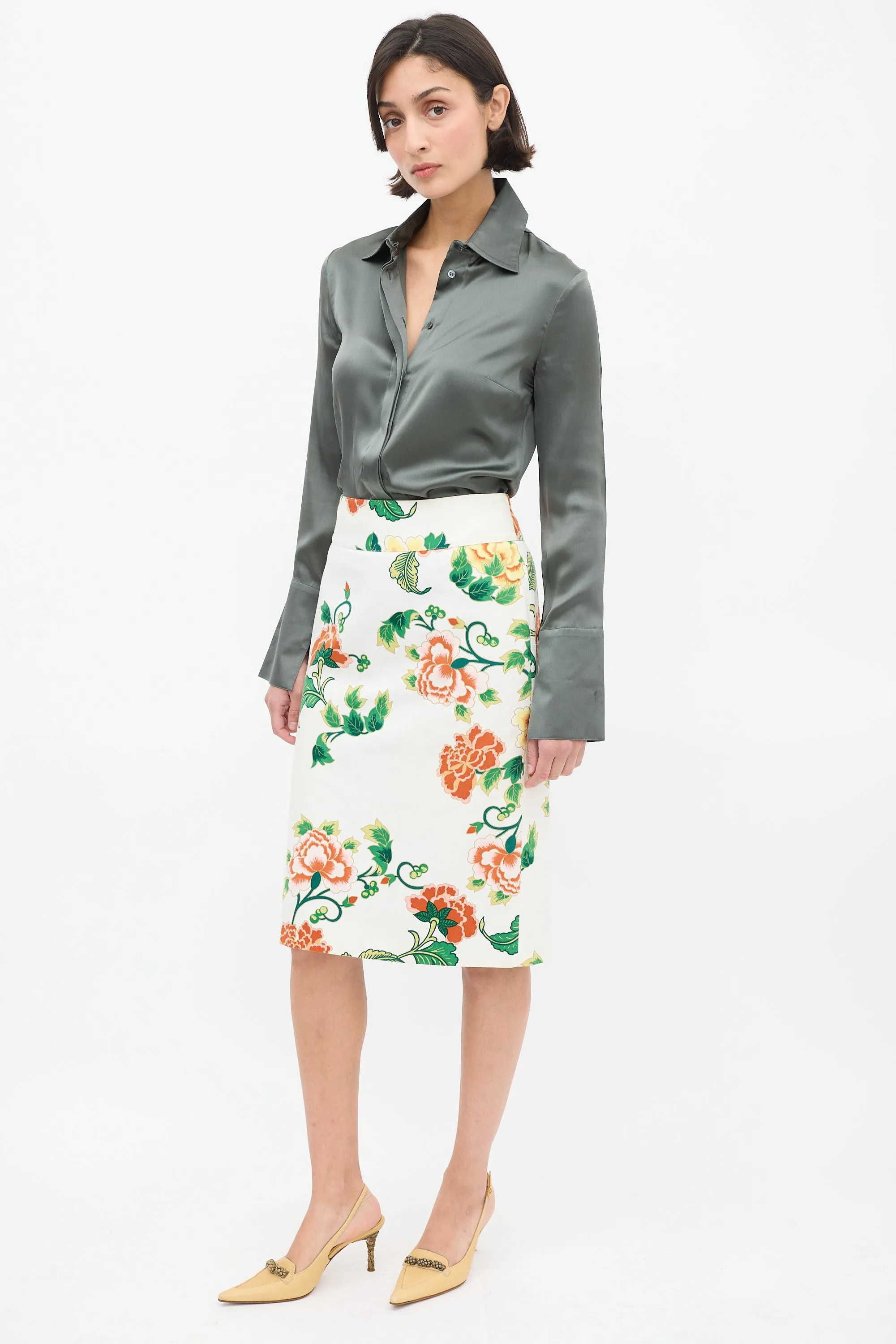 Floral Pencil Skirt sold by VSP Consignment product image thumbnail 2