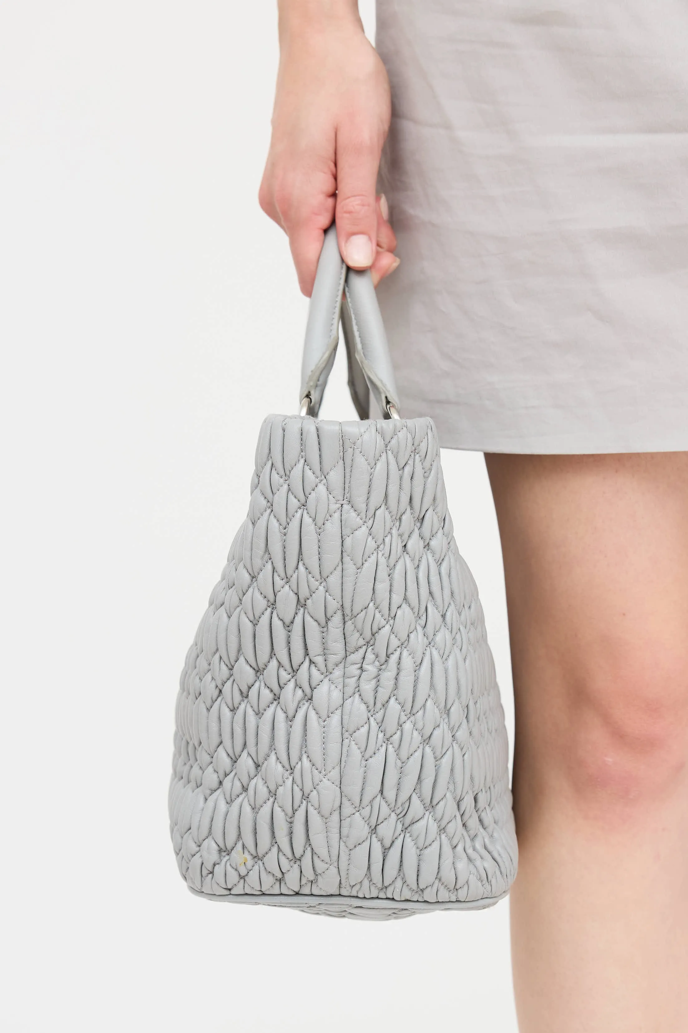 Nappa Mattelasse Crystal Tote Bag sold by VSP Consignment product image thumbnail 5