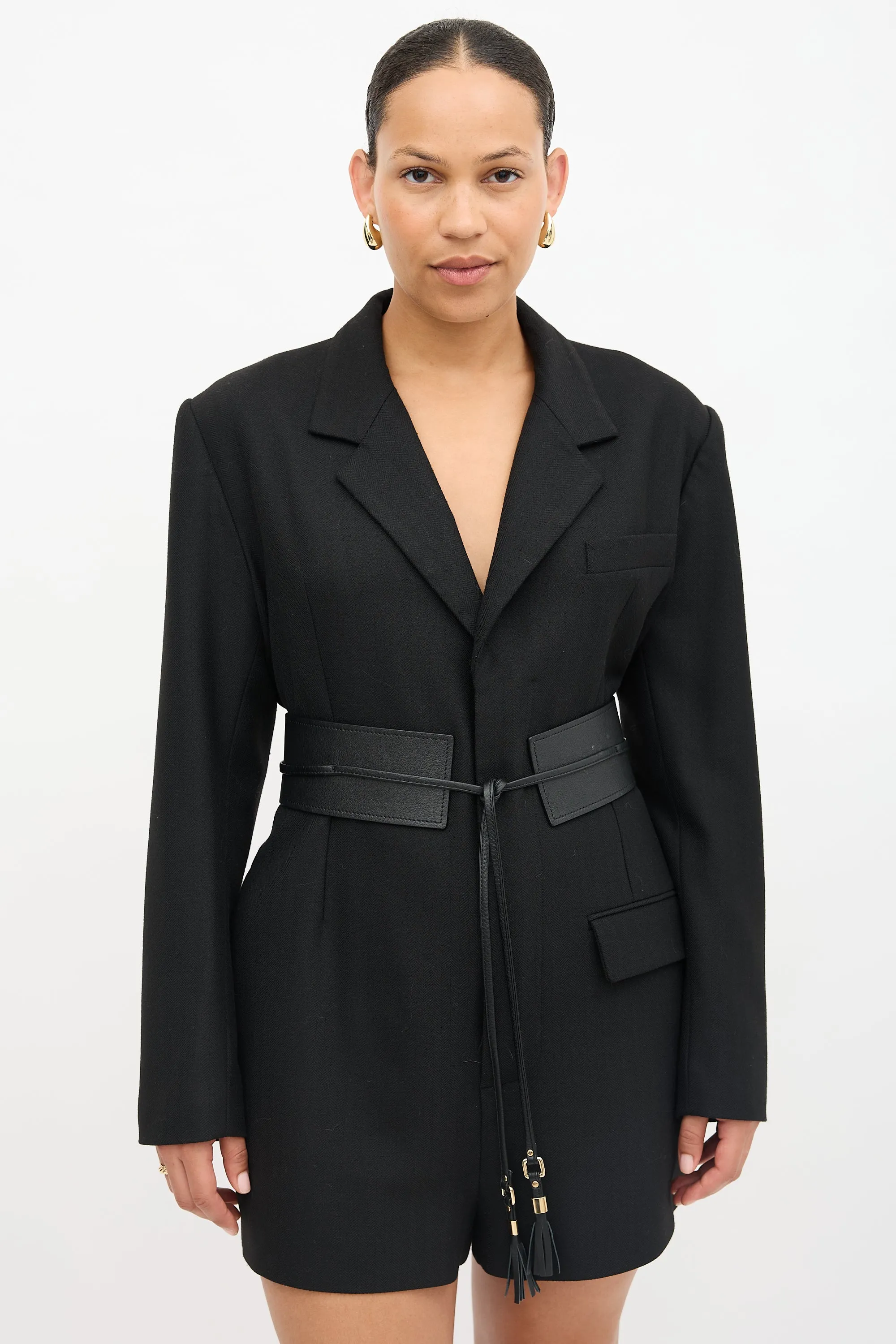 Chevron Blazer Romper sold by VSP Consignment product image thumbnail 4