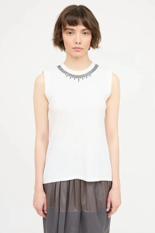 Sequin Sleeveless Top sold by VSP Consignment