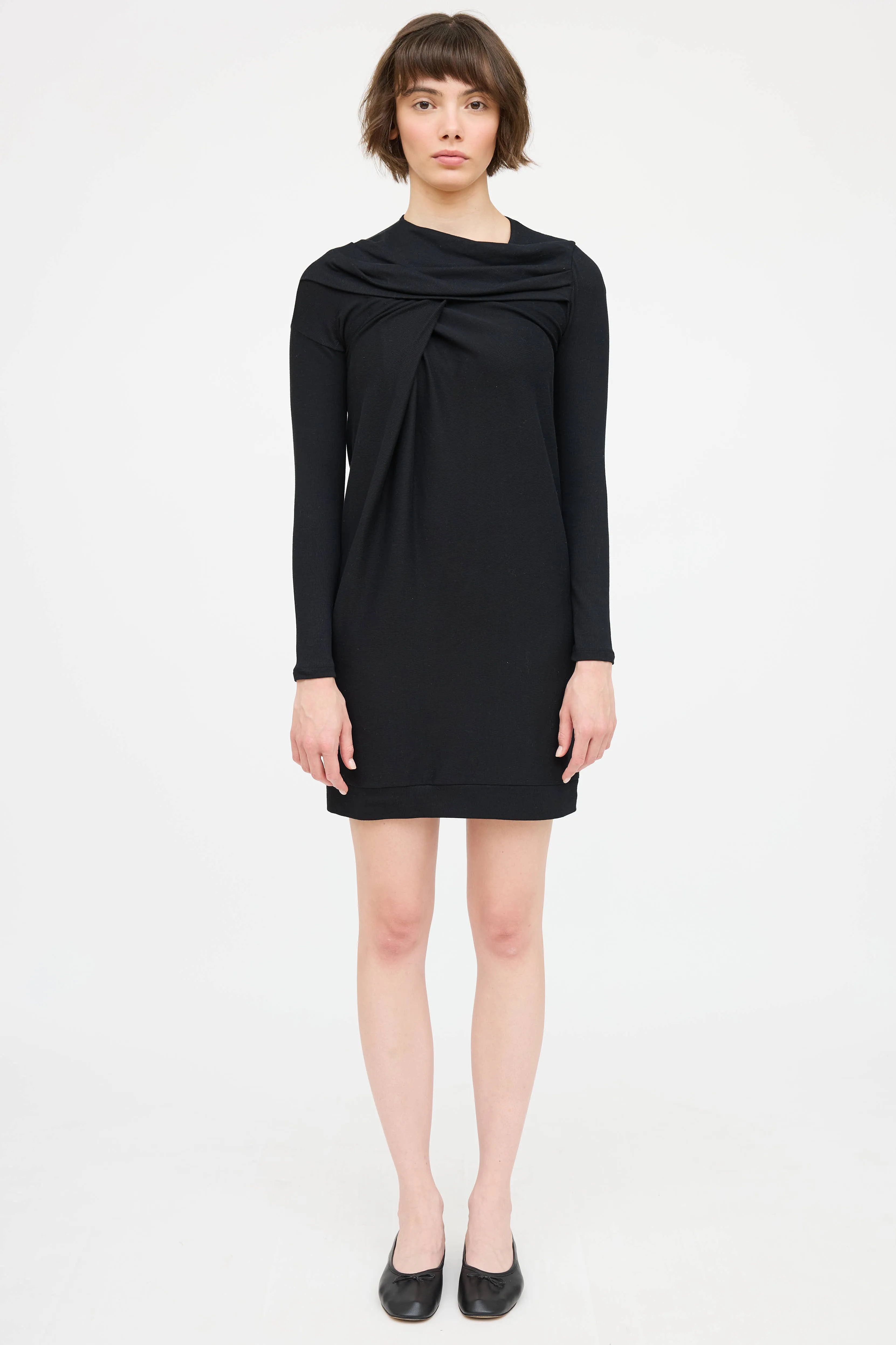 Drape Long Sleeve Dress sold by VSP Consignment product image thumbnail 5