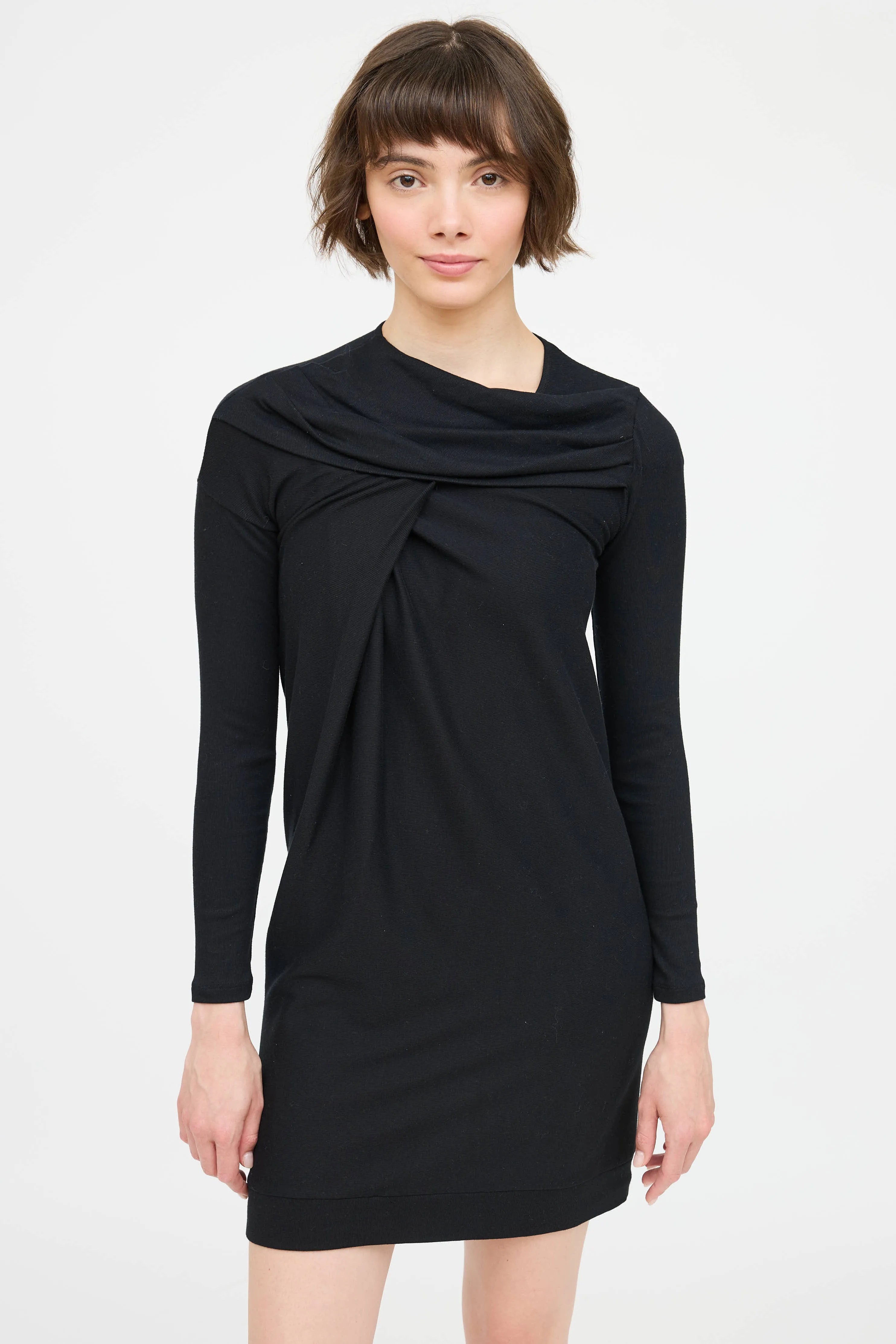 Drape Long Sleeve Dress sold by VSP Consignment product image thumbnail 2