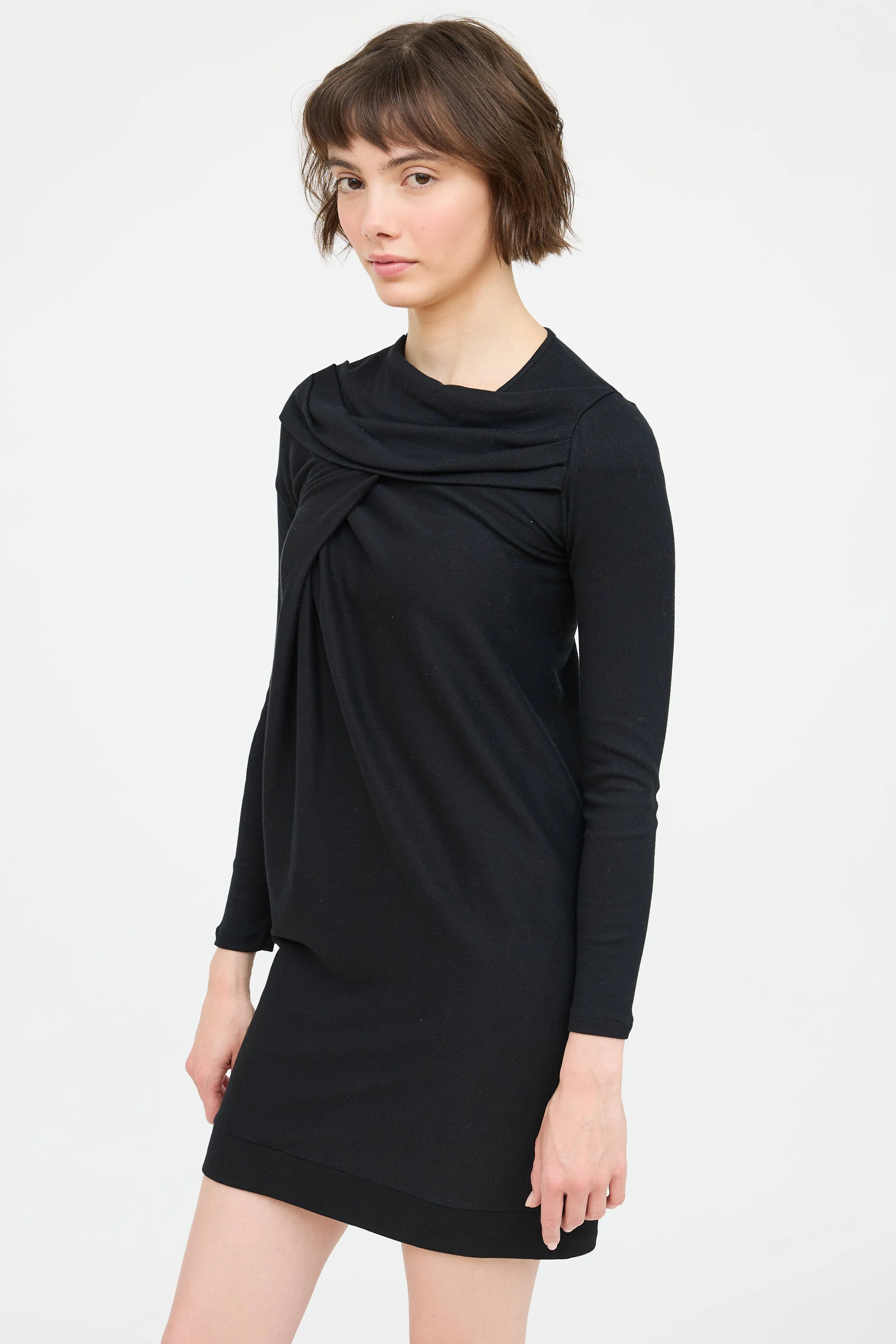 Drape Long Sleeve Dress sold by VSP Consignment product image thumbnail 3