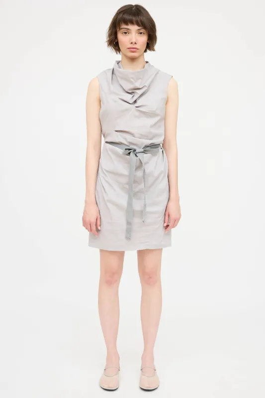 Gather Tie Dress sold by VSP Consignment