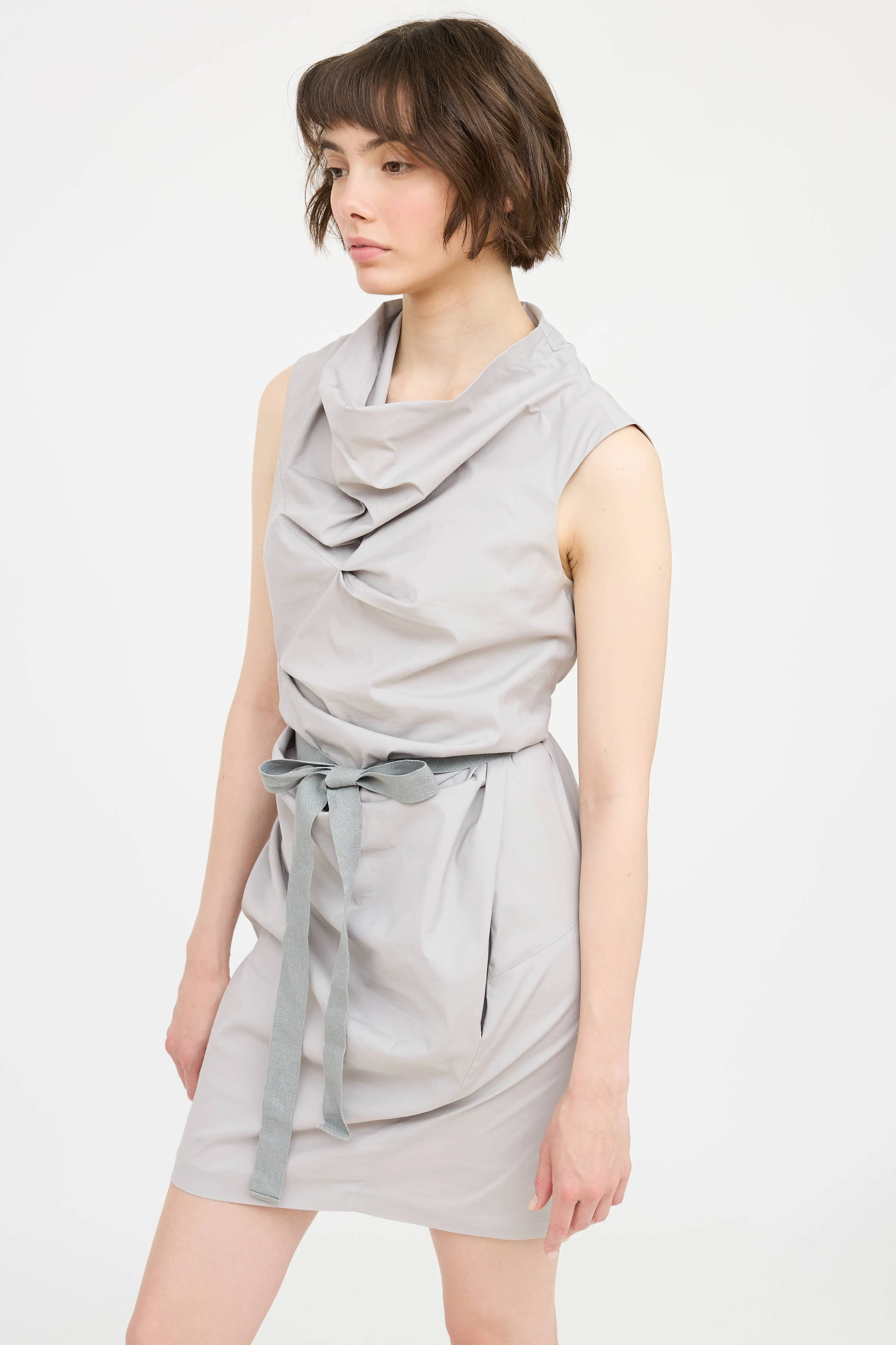 Gather Tie Dress sold by VSP Consignment product image thumbnail 3