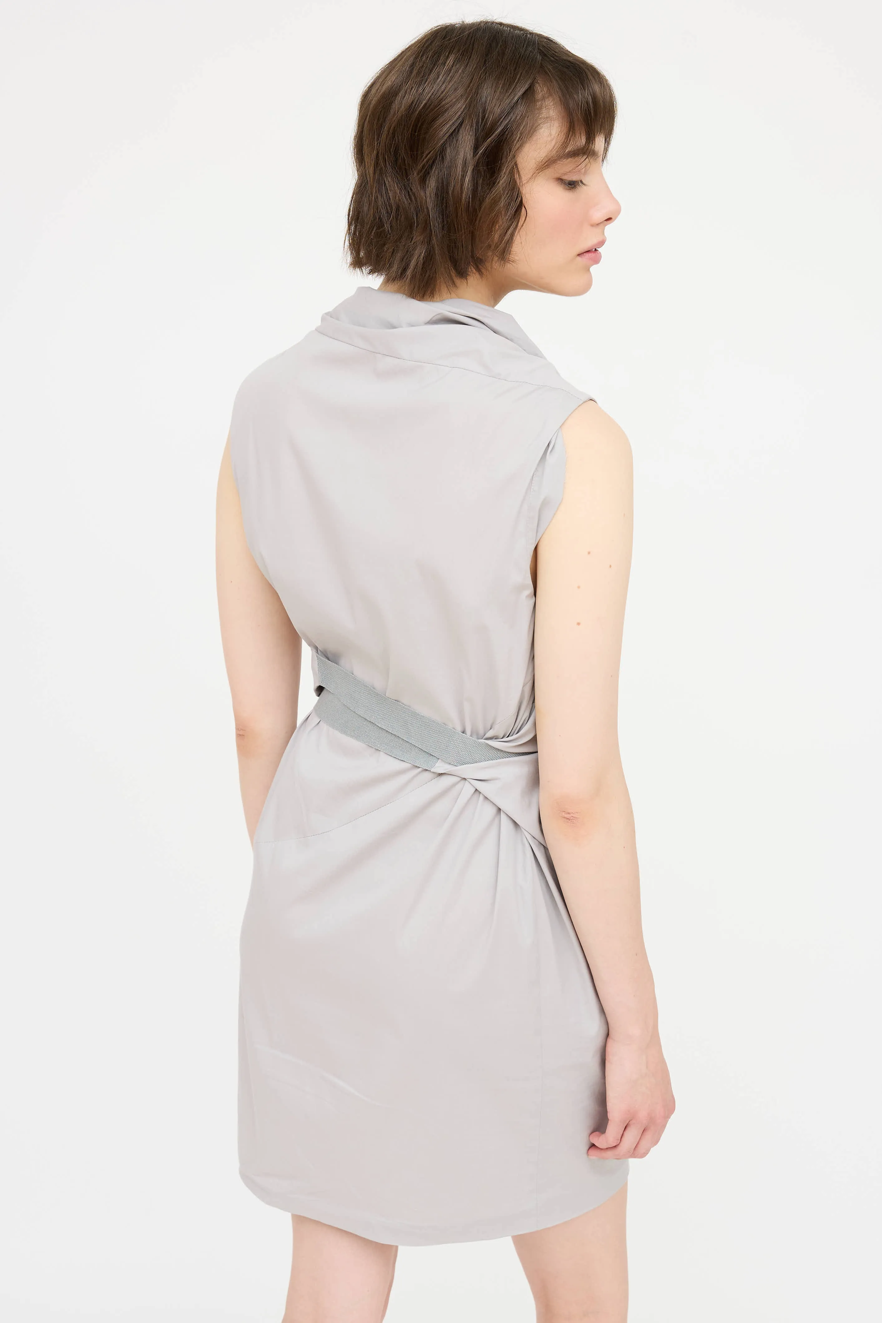 Gather Tie Dress sold by VSP Consignment product image thumbnail 4