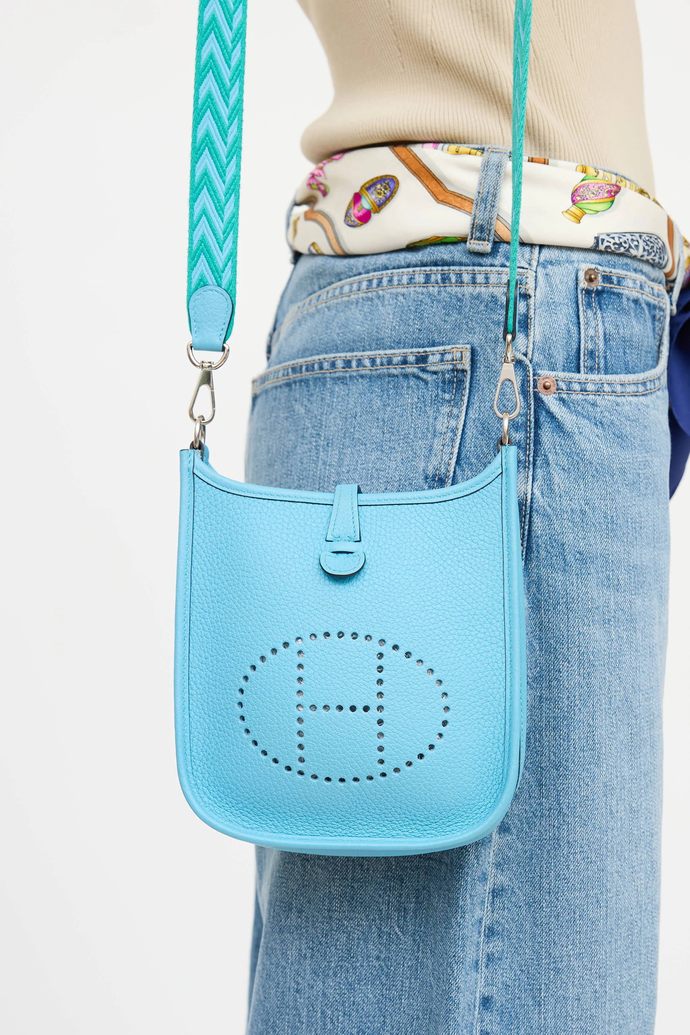 2021 Blue Du Nord Zig Zag Evelyne TPM Bag sold by VSP Consignment product image thumbnail 5