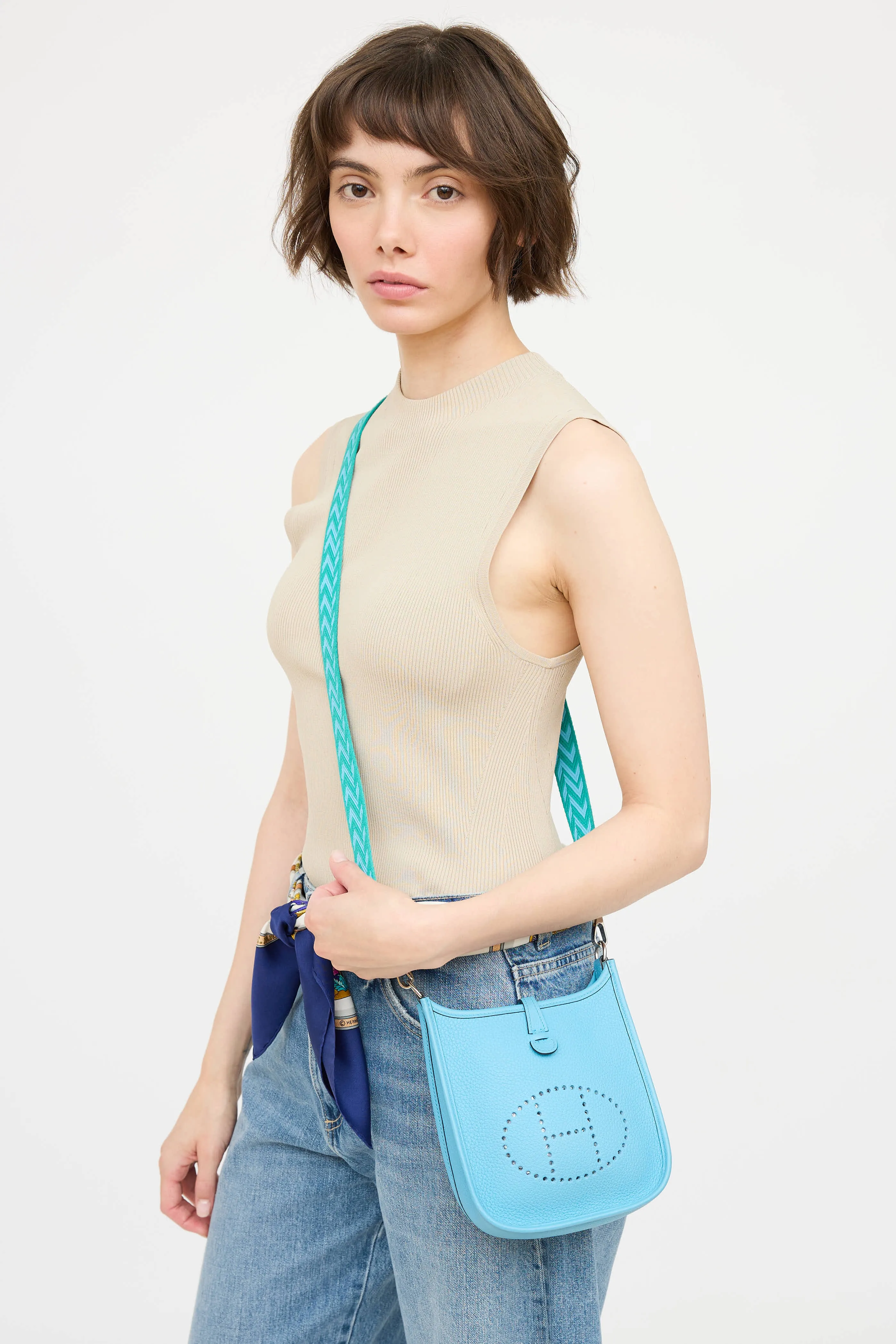2021 Blue Du Nord Zig Zag Evelyne TPM Bag sold by VSP Consignment product image thumbnail 2