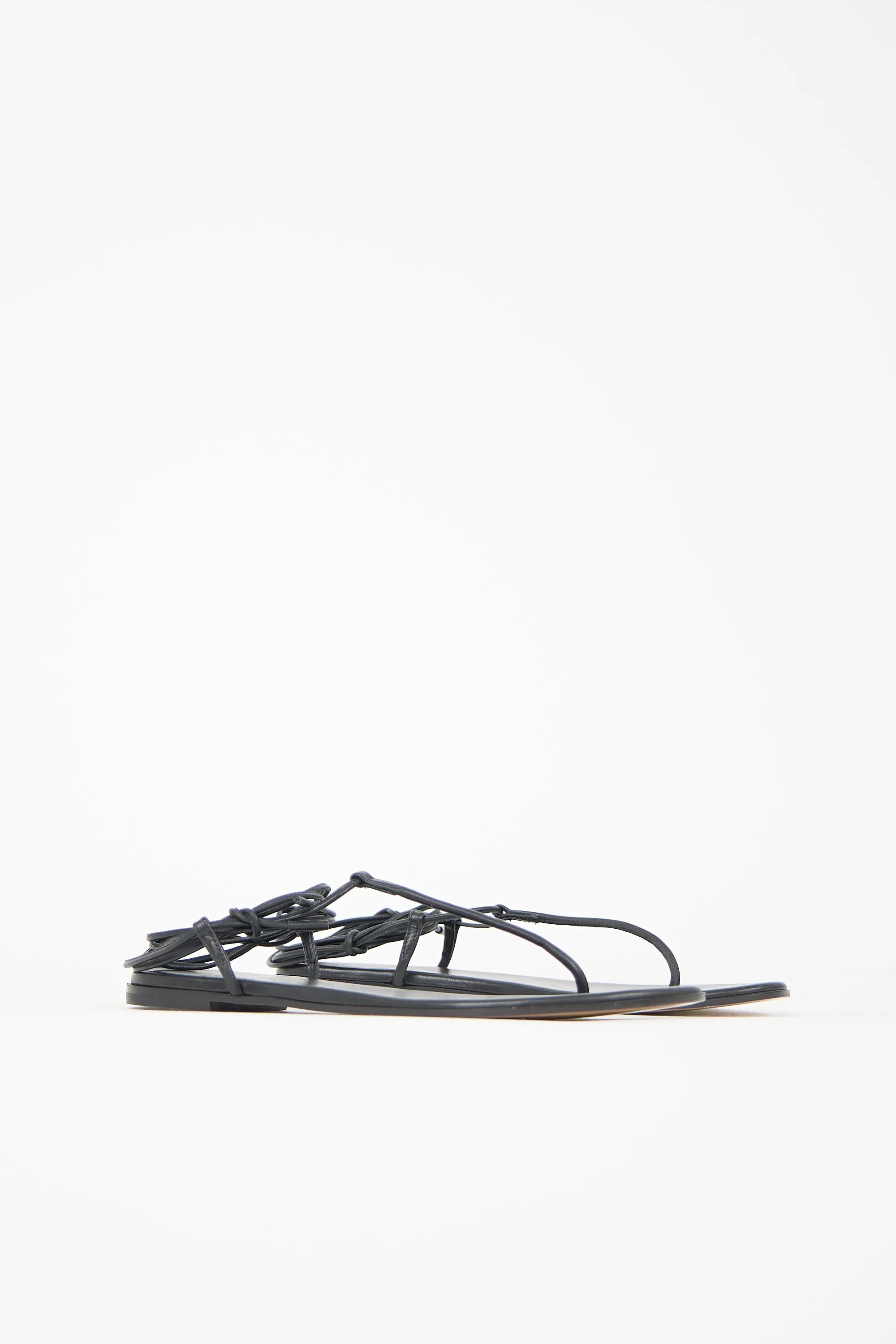 Leather Gwyneth Sandal sold by VSP Consignment product image thumbnail 3