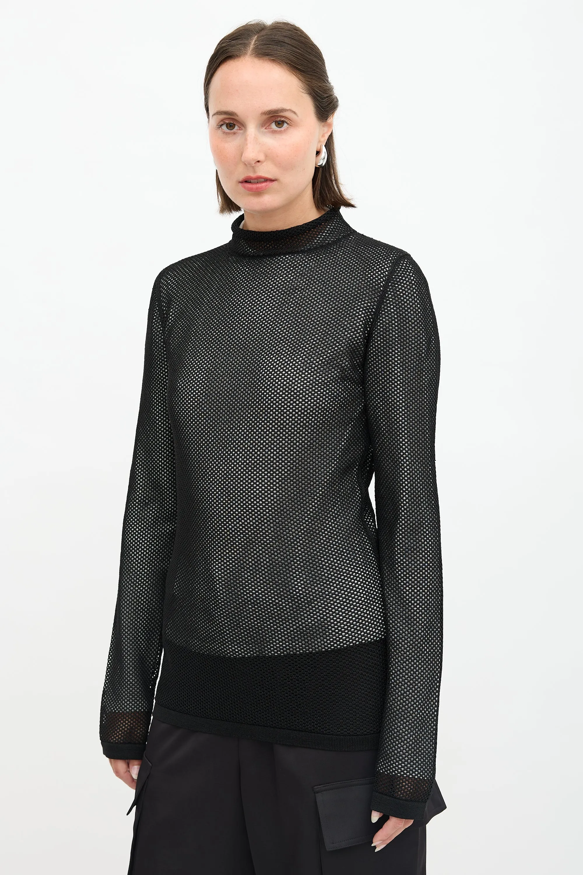 Mesh Layered Top sold by VSP Consignment product image thumbnail 3