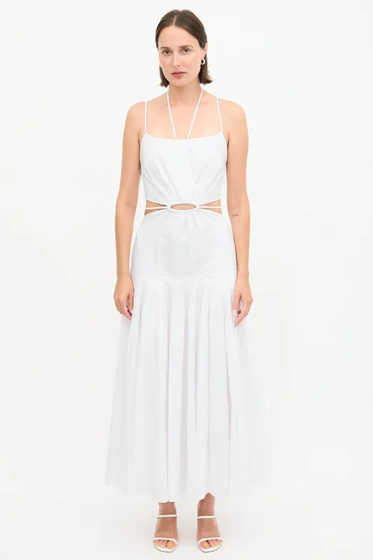 Rem Cut Out Pleated Dress sold by VSP Consignment