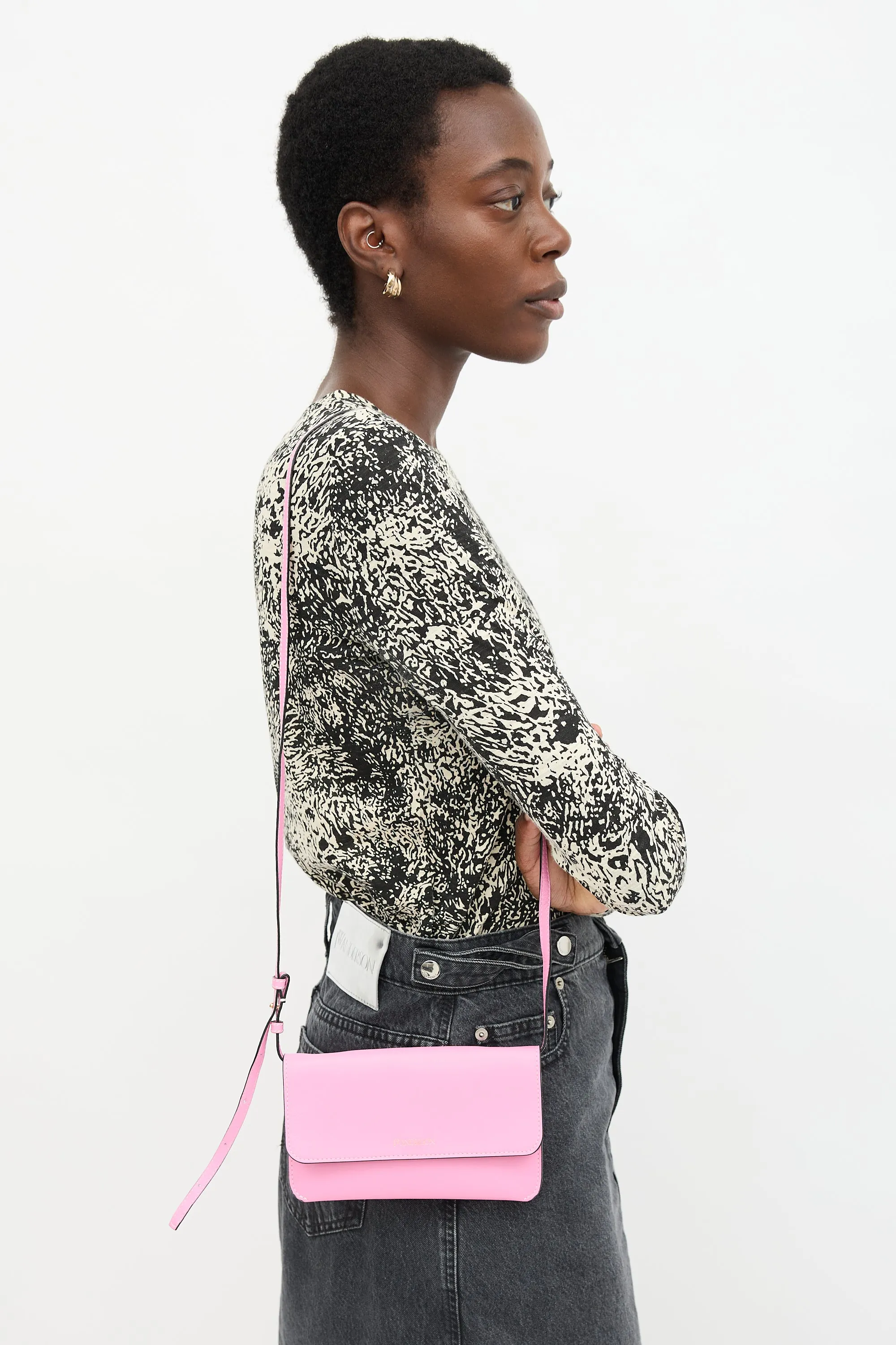 Leather Phone Chain Bag sold by VSP Consignment product image thumbnail 5