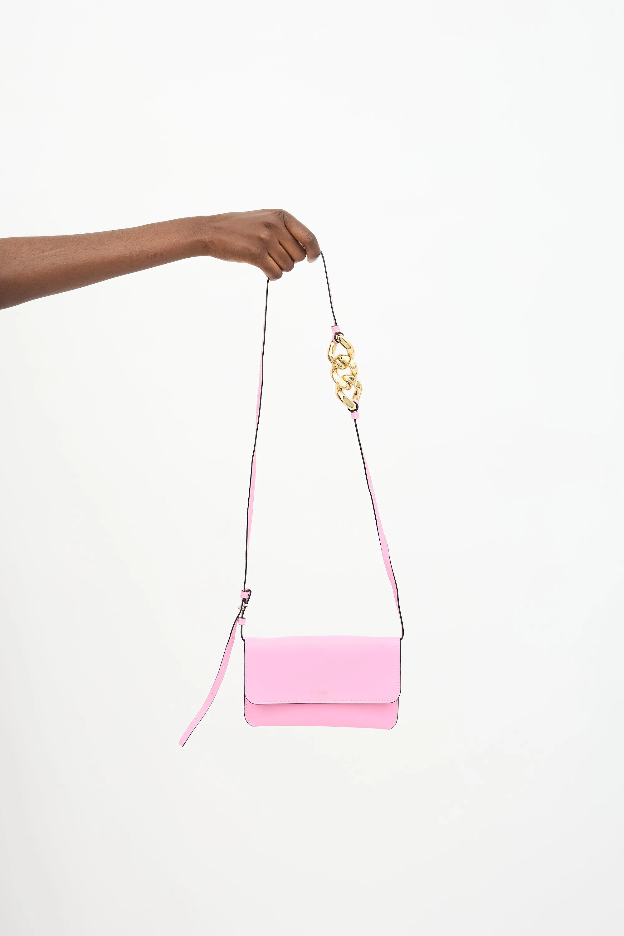 Leather Phone Chain Bag sold by VSP Consignment