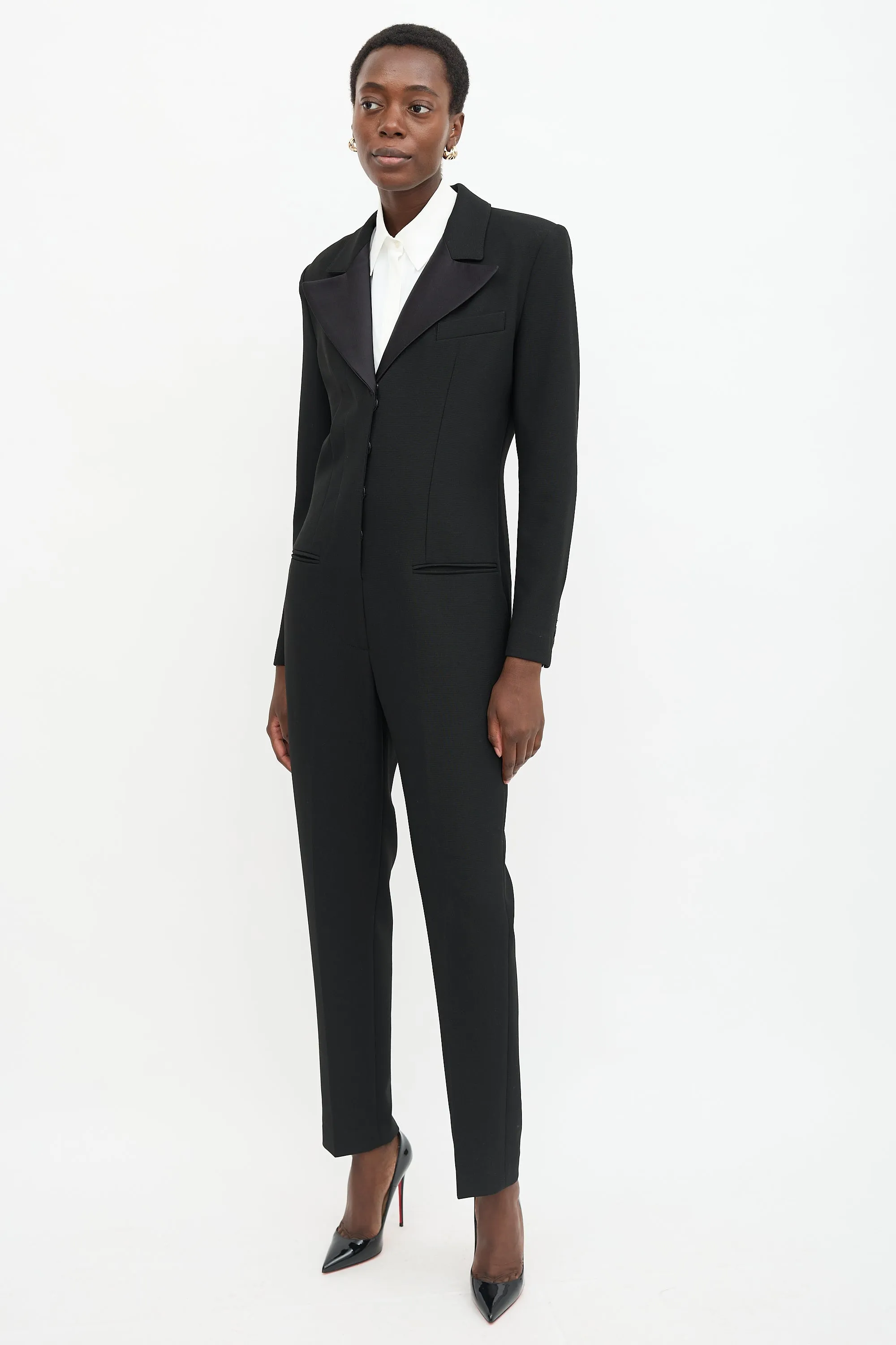Tuxedo Jumpsuit sold by VSP Consignment product image thumbnail 3