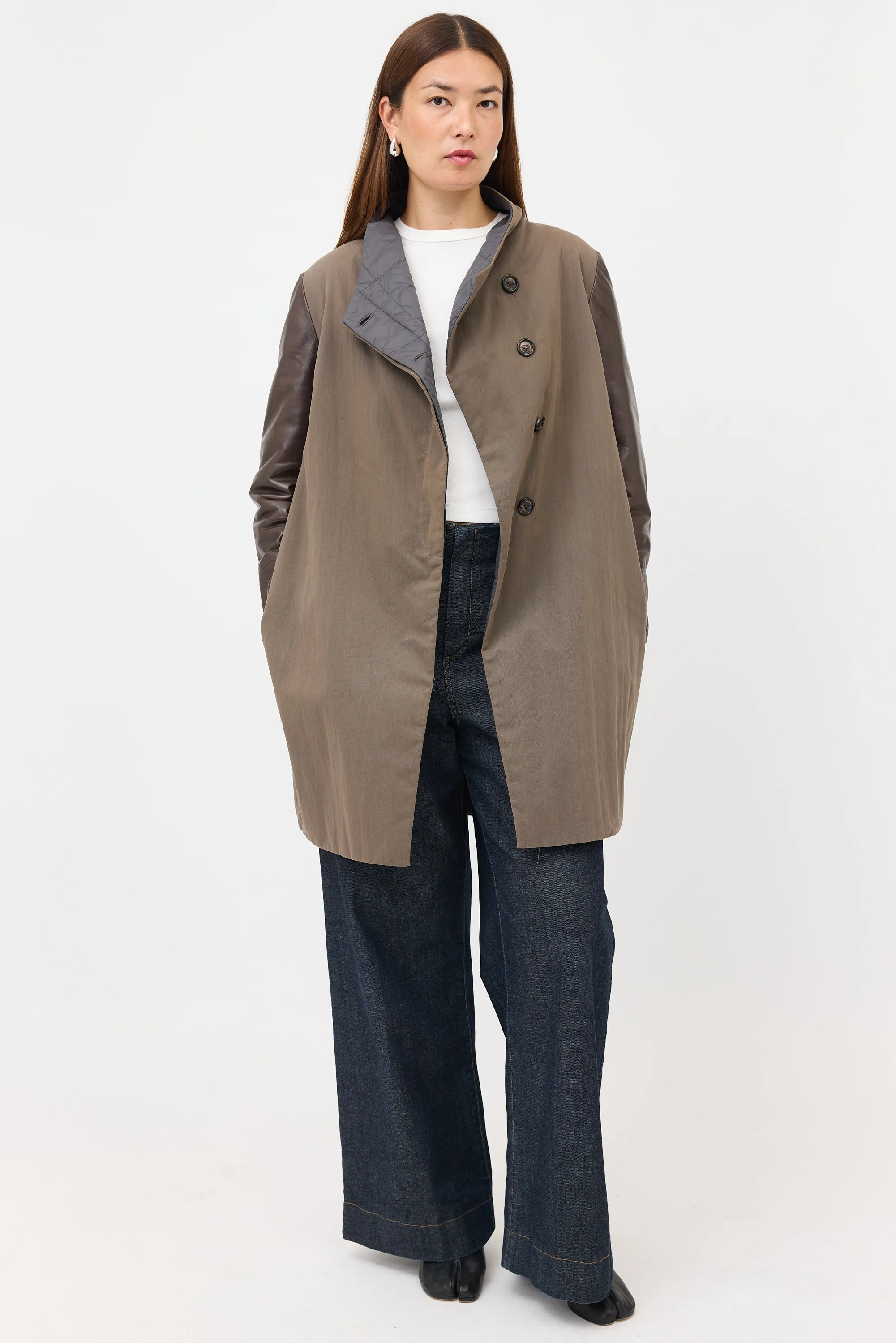 Leather Sleeve Jacket sold by VSP Consignment product image thumbnail 5