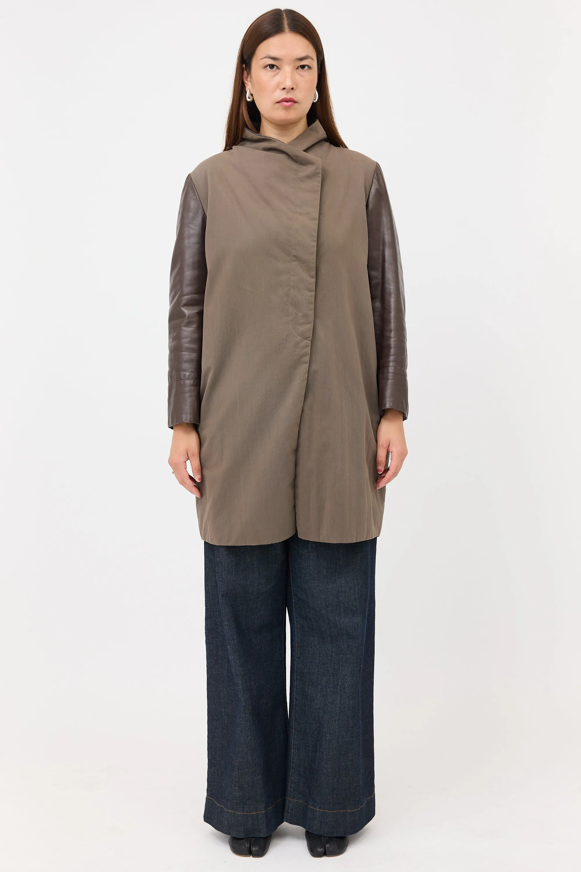 Leather Sleeve Jacket sold by VSP Consignment product image thumbnail 2