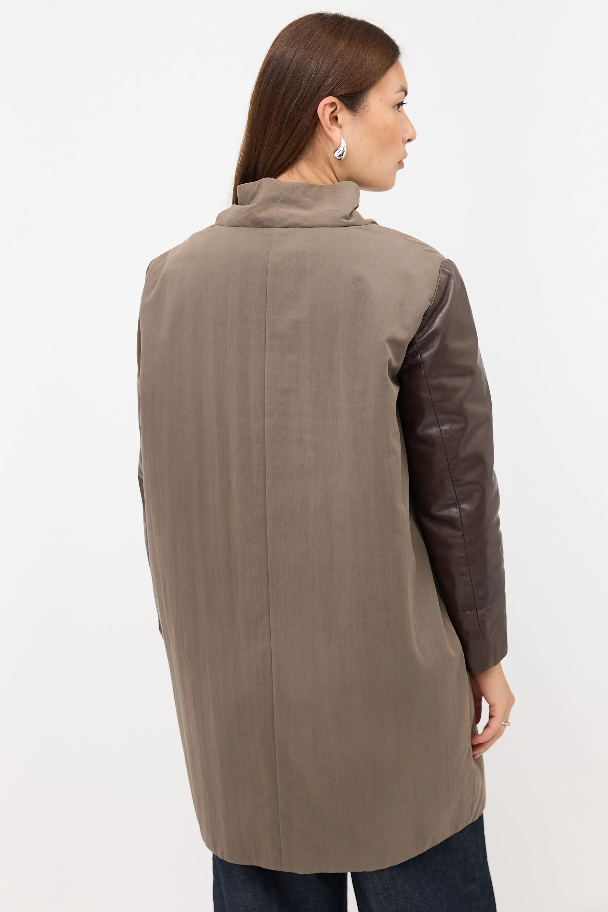 Leather Sleeve Jacket sold by VSP Consignment product image thumbnail 4