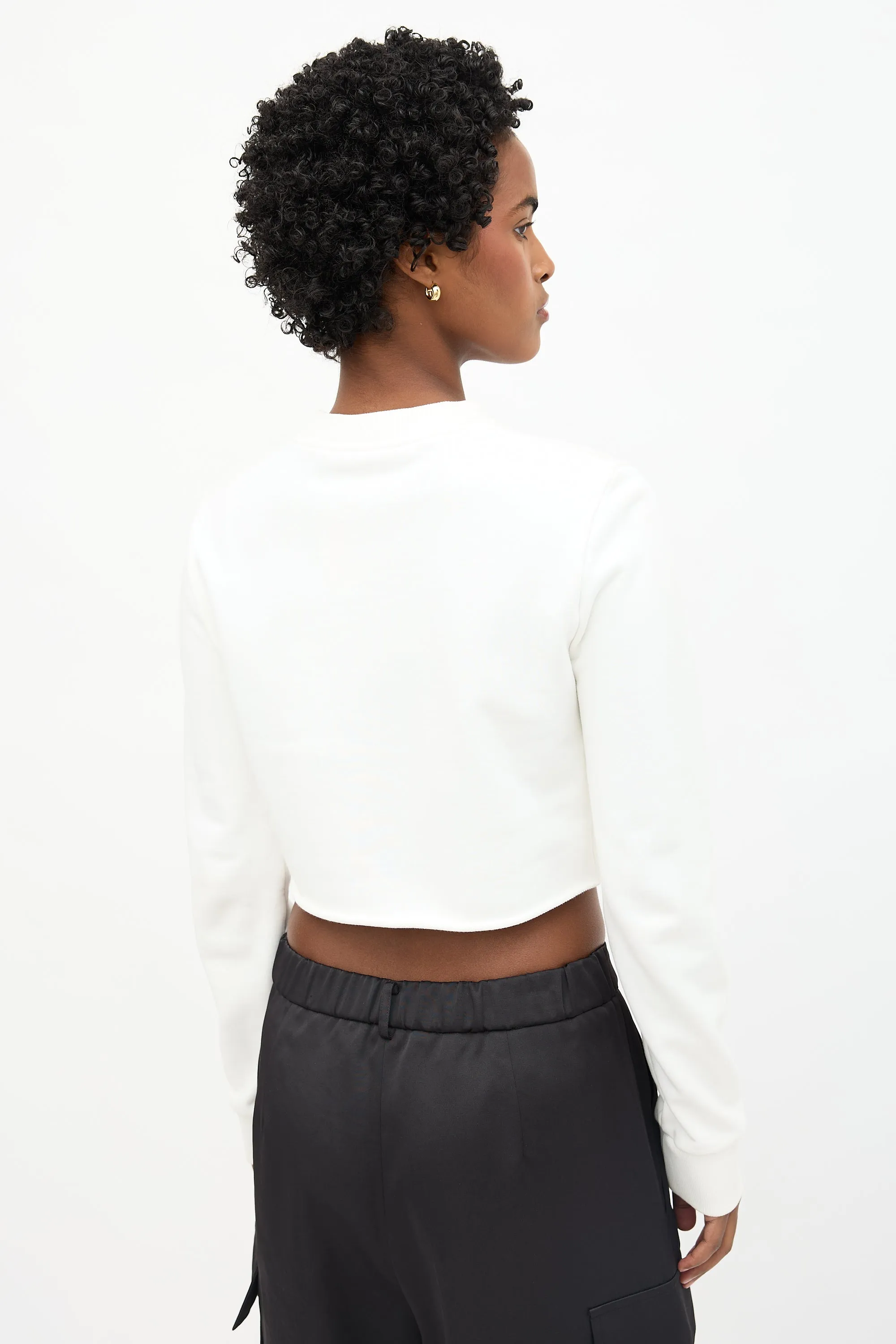 Logo Cropped Sweatshirt sold by VSP Consignment product image thumbnail 4