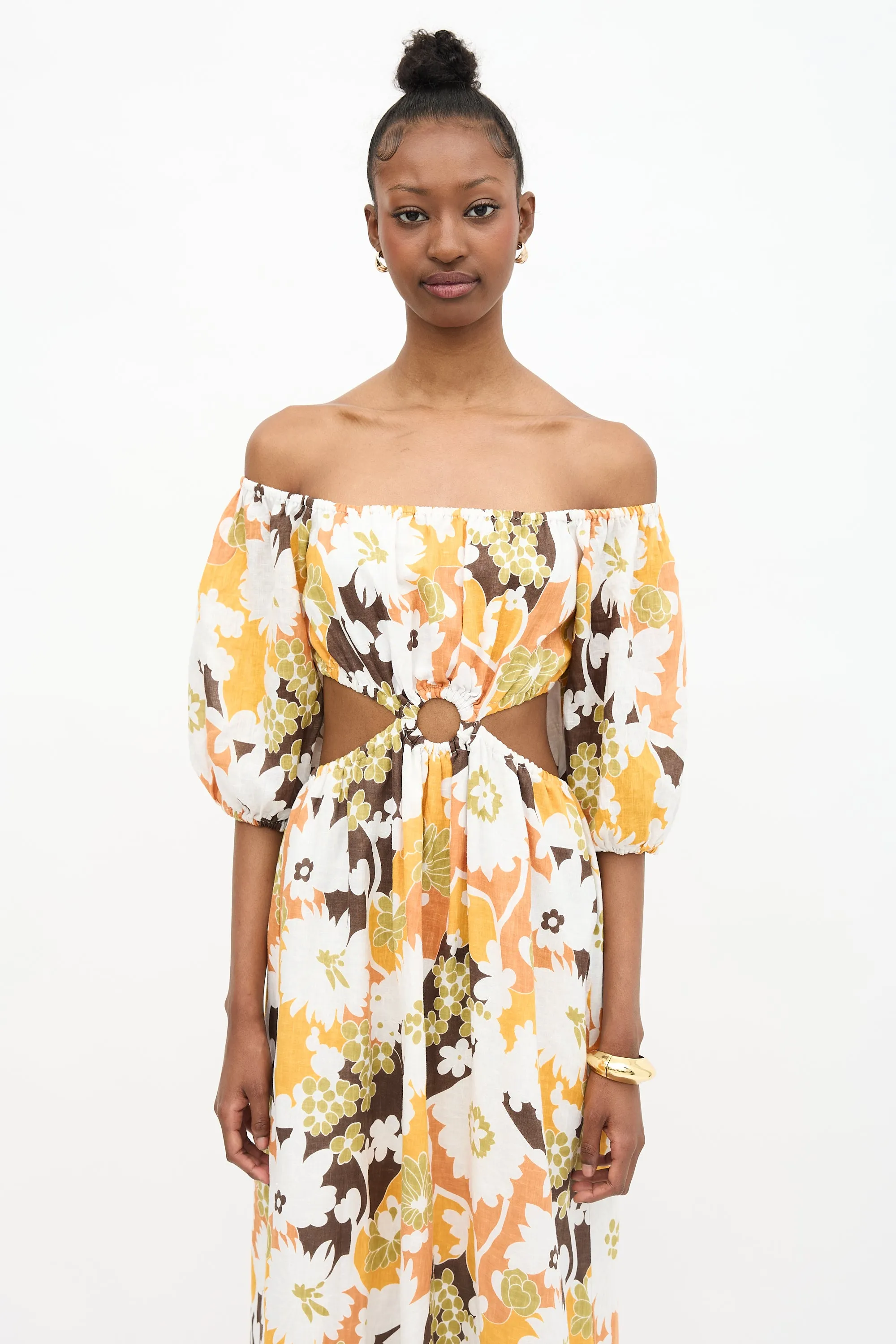 Linen Trinita Floral Dress sold by VSP Consignment product image thumbnail 2