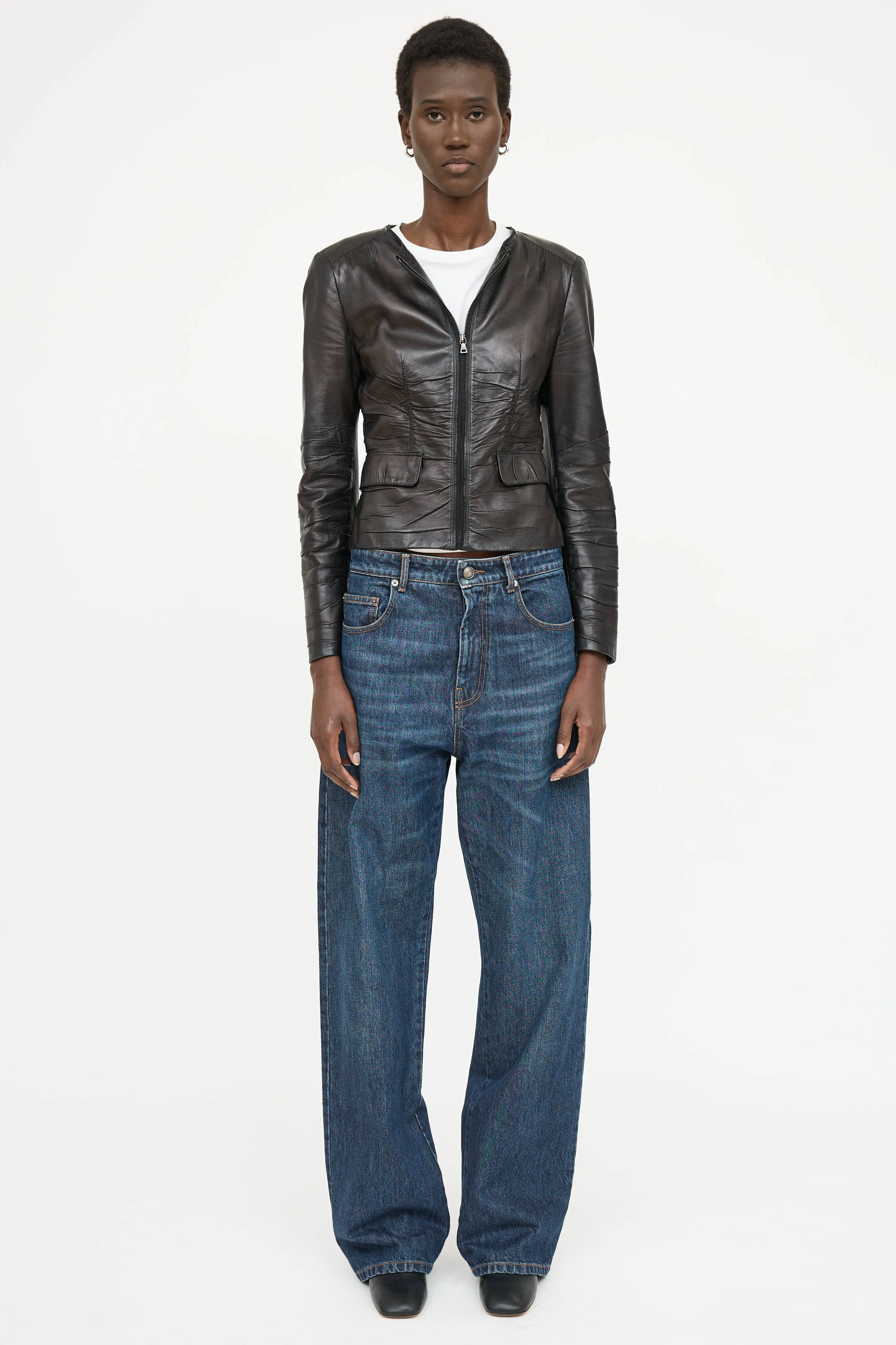 2006 Leather ZIp Jacket sold by VSP Consignment product image thumbnail 2