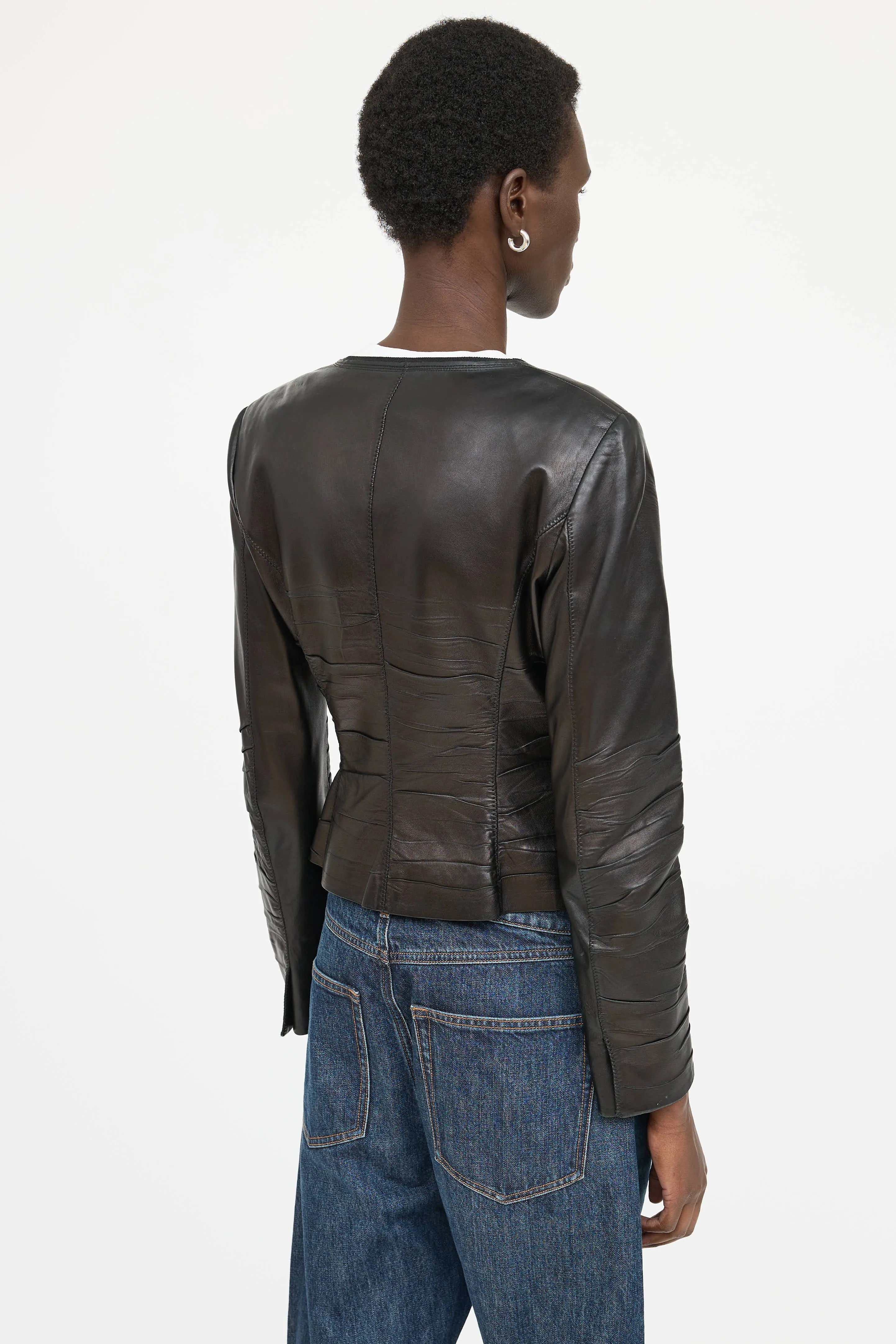 2006 Leather ZIp Jacket sold by VSP Consignment product image thumbnail 4