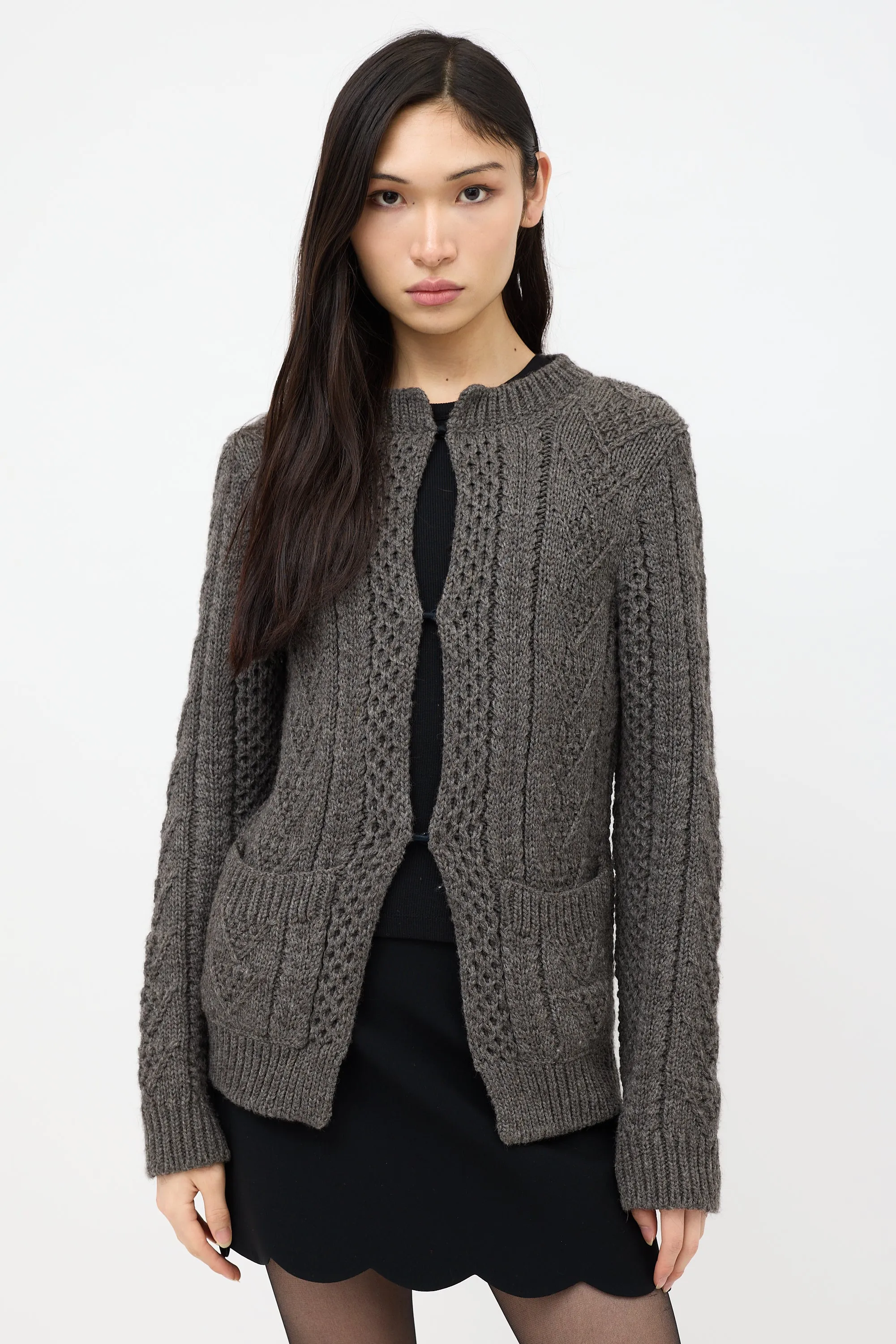 Cable Knit Cardigan sold by VSP Consignment