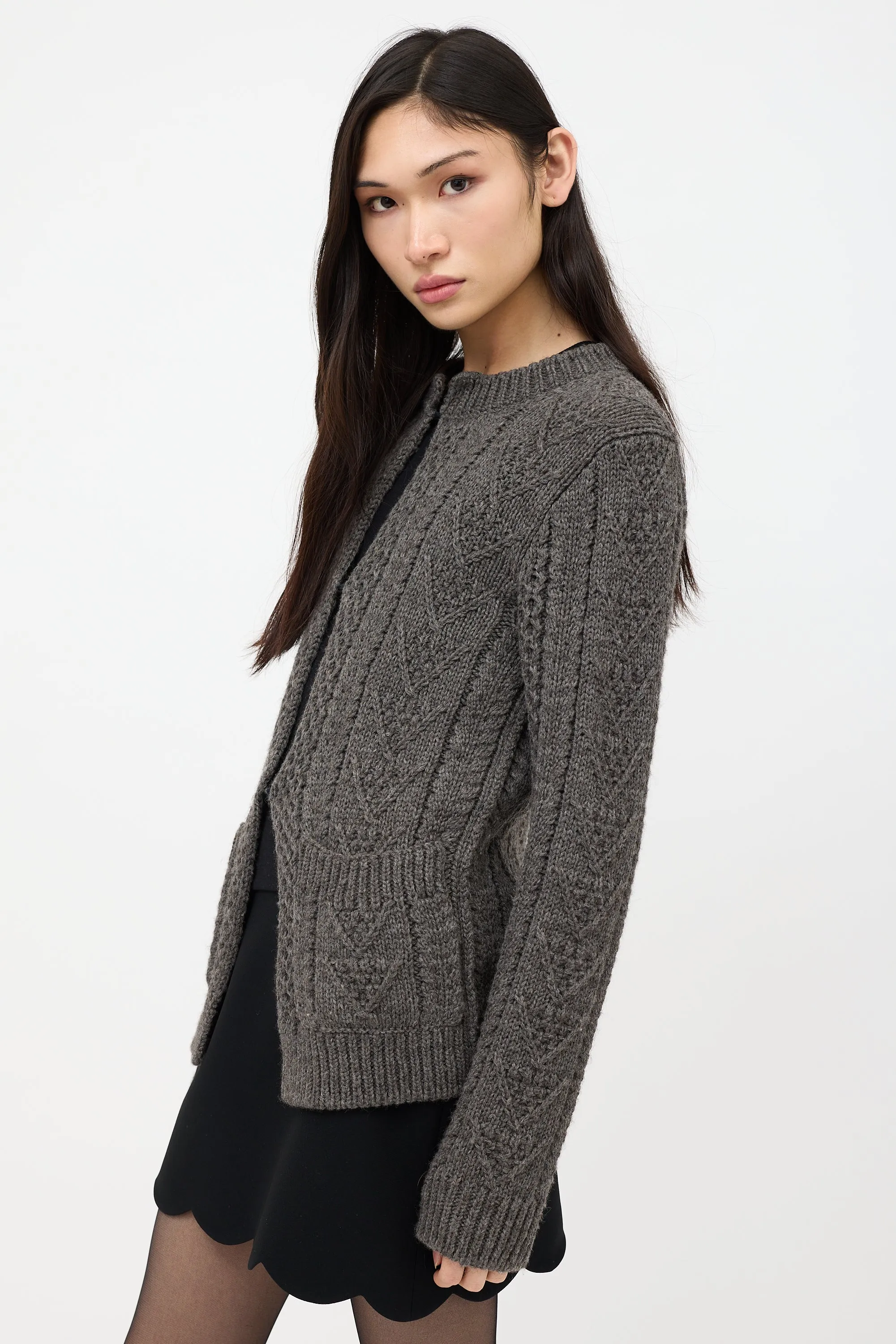 Cable Knit Cardigan sold by VSP Consignment product image thumbnail 4