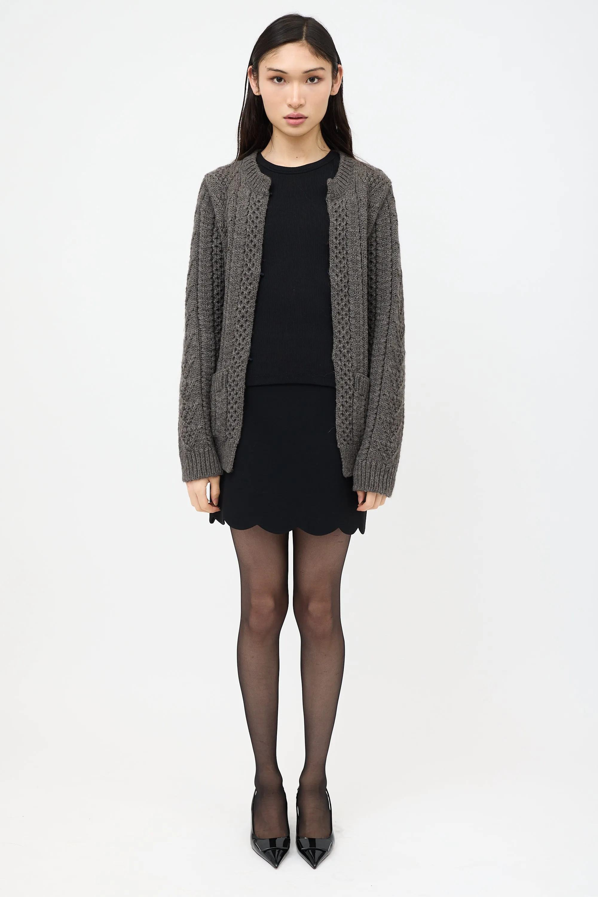 Cable Knit Cardigan sold by VSP Consignment product image thumbnail 2