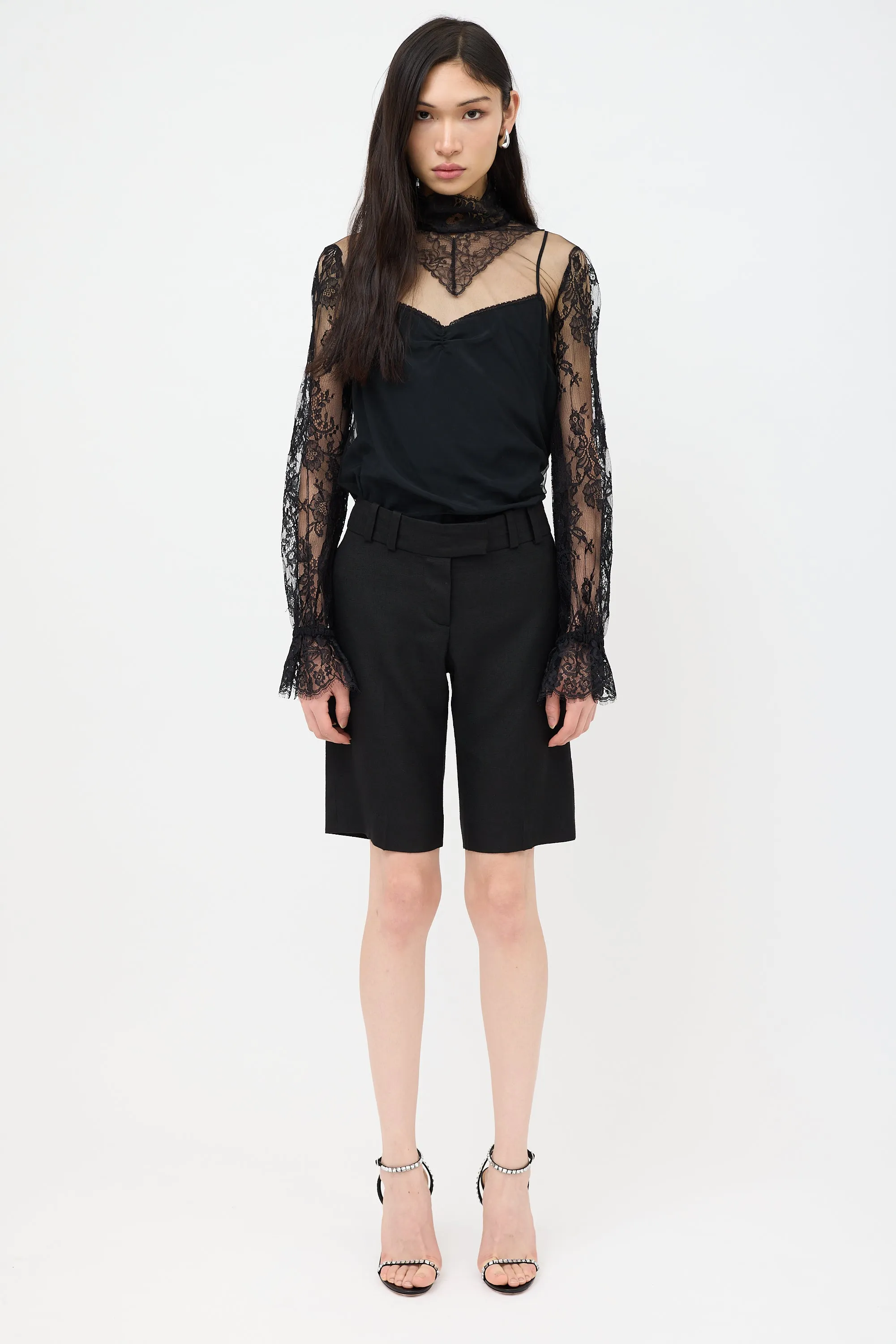 FW 2022 Tulle & Lace Top sold by VSP Consignment product image thumbnail 2