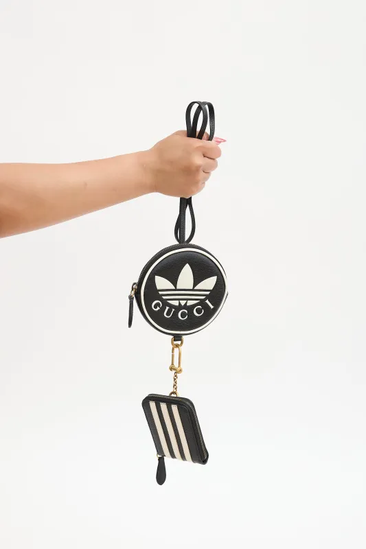 X Adidas Leather Coin Pouch Set sold by VSP Consignment