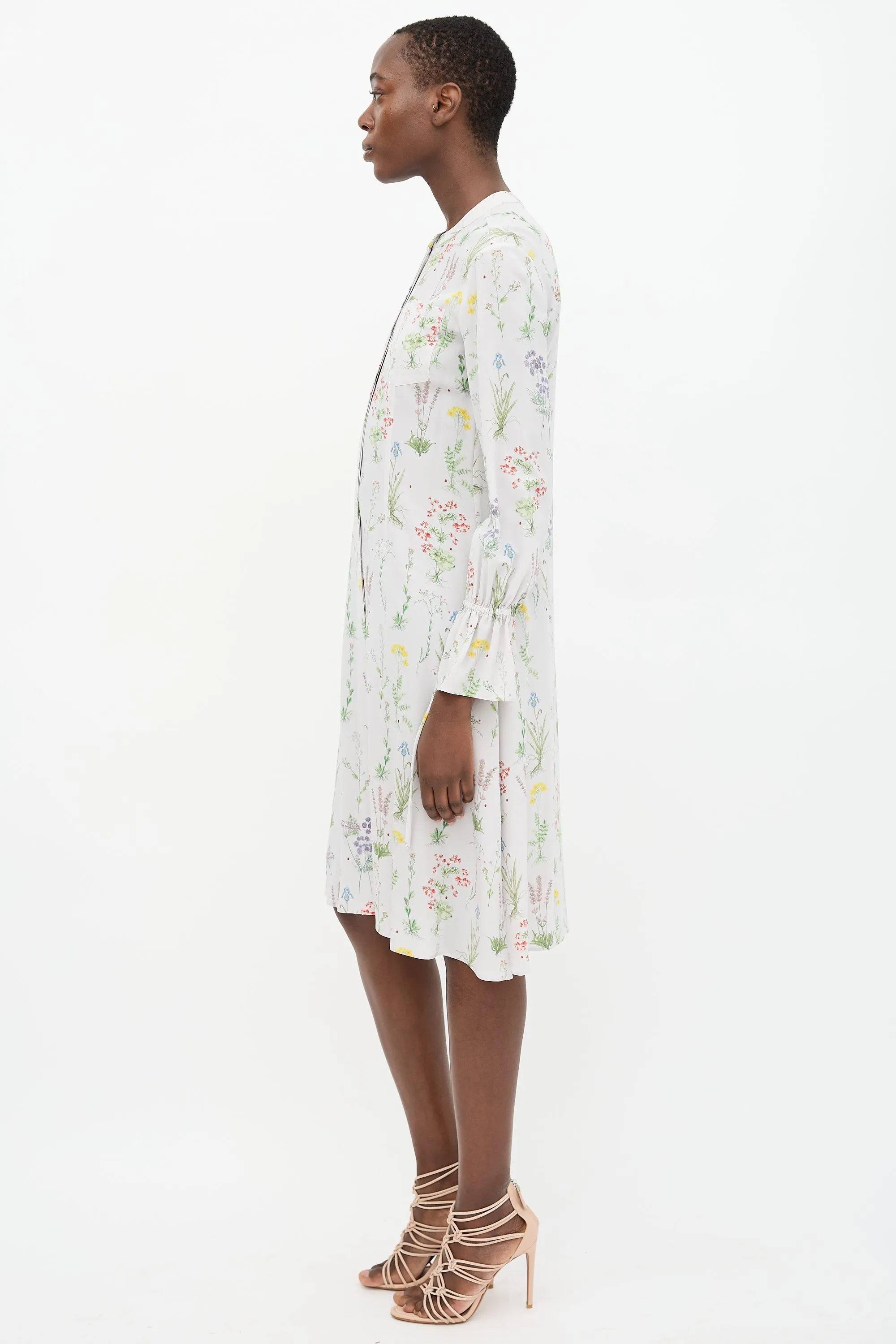 Silk Floral Dress sold by VSP Consignment product image thumbnail 4