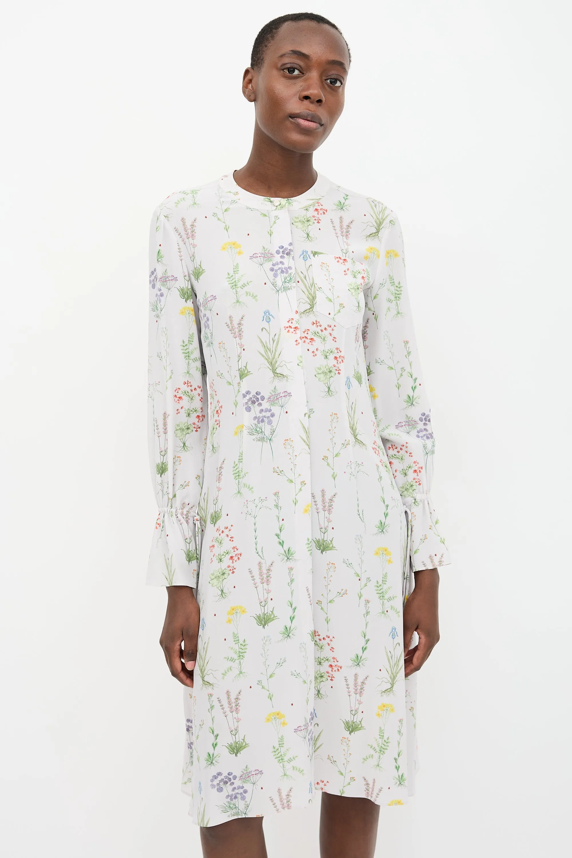 Silk Floral Dress sold by VSP Consignment