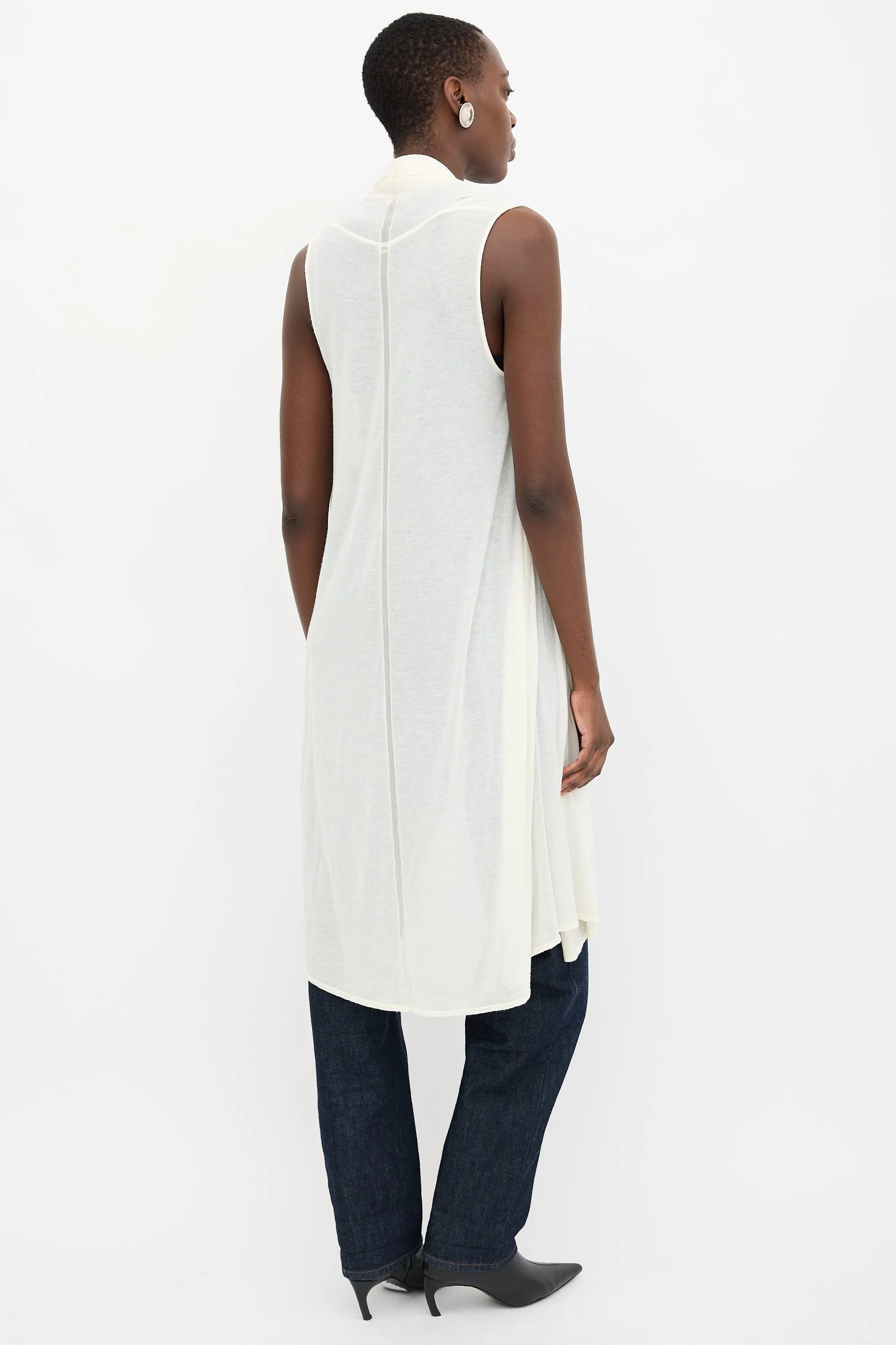 Sleeveless Long Cardigan sold by VSP Consignment product image thumbnail 5