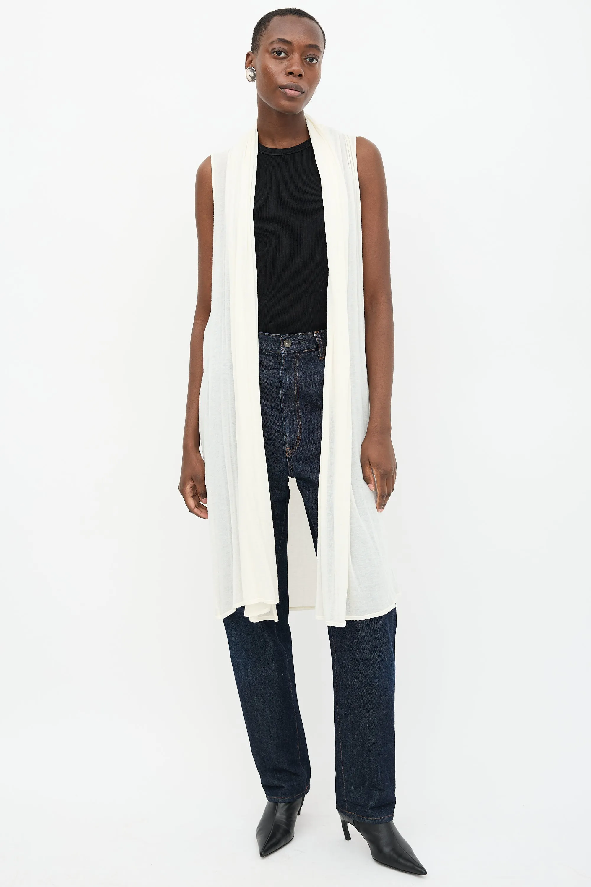 Sleeveless Long Cardigan sold by VSP Consignment product image thumbnail 2