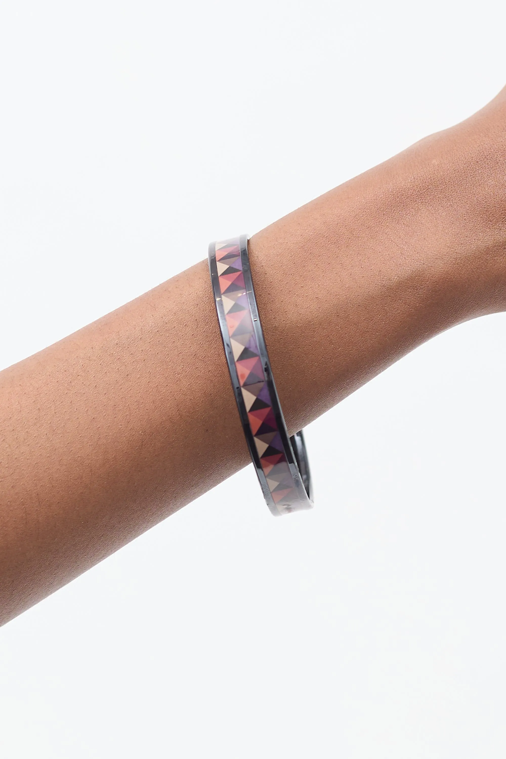 Clous en Trompe L'Oeil Bangle Bracelet sold by VSP Consignment